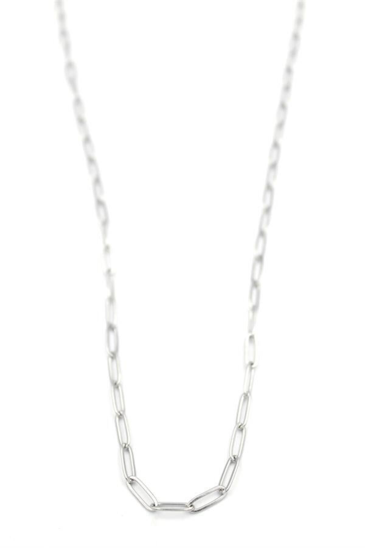 MBB ETİCARET Zincir Kolye - 60 cm - Gümüş