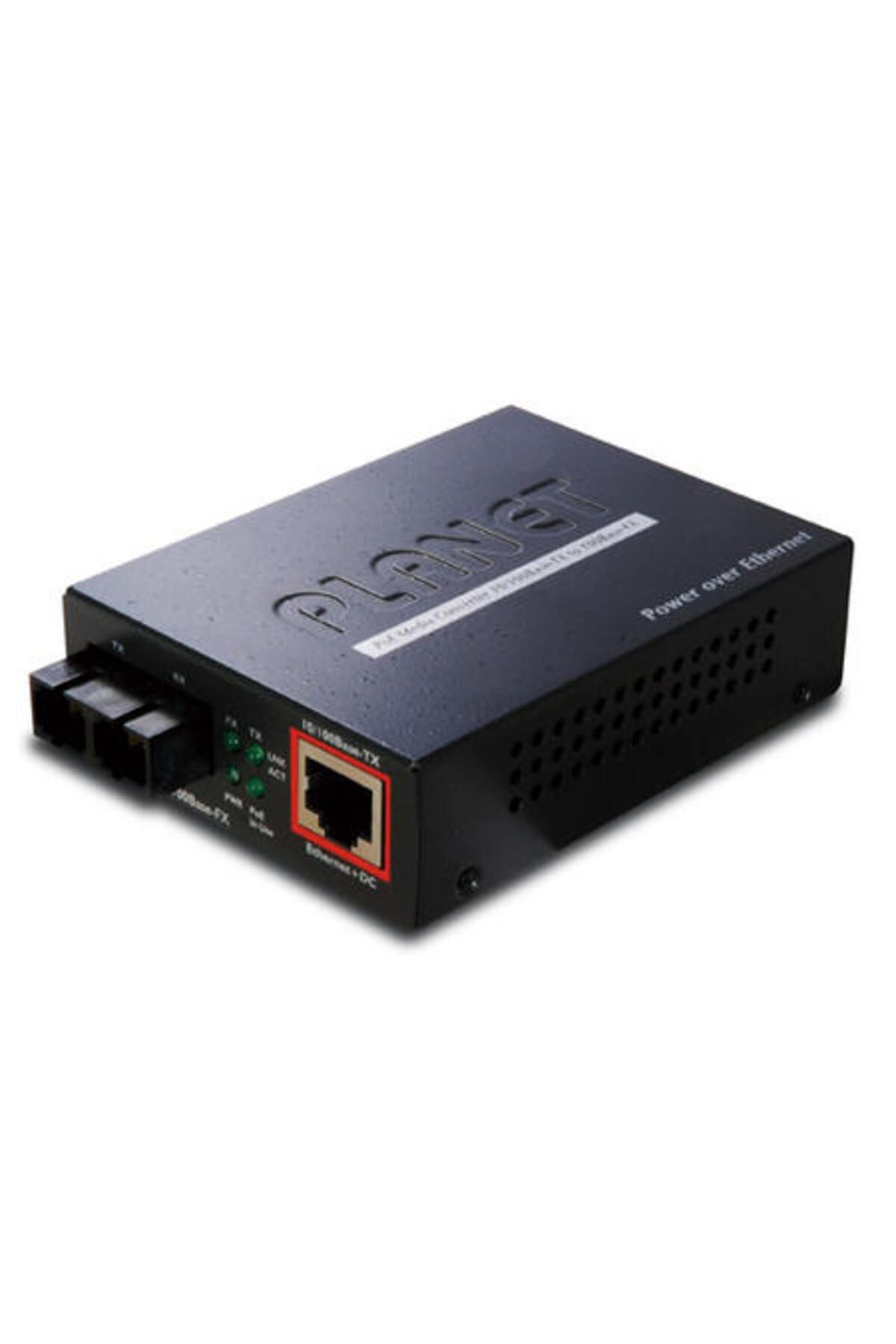 Planet PL-FTP-802 1000Base-Fx - 10/100Base-Tx Sc 2Km Poe Medıa Converter