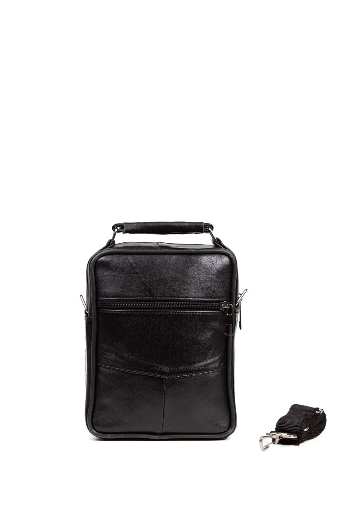 Newish Polo Cerff Leather Clup Hakiki Deri Askılı El Ve Omuz Çantası 18x14 Cm görsel 5