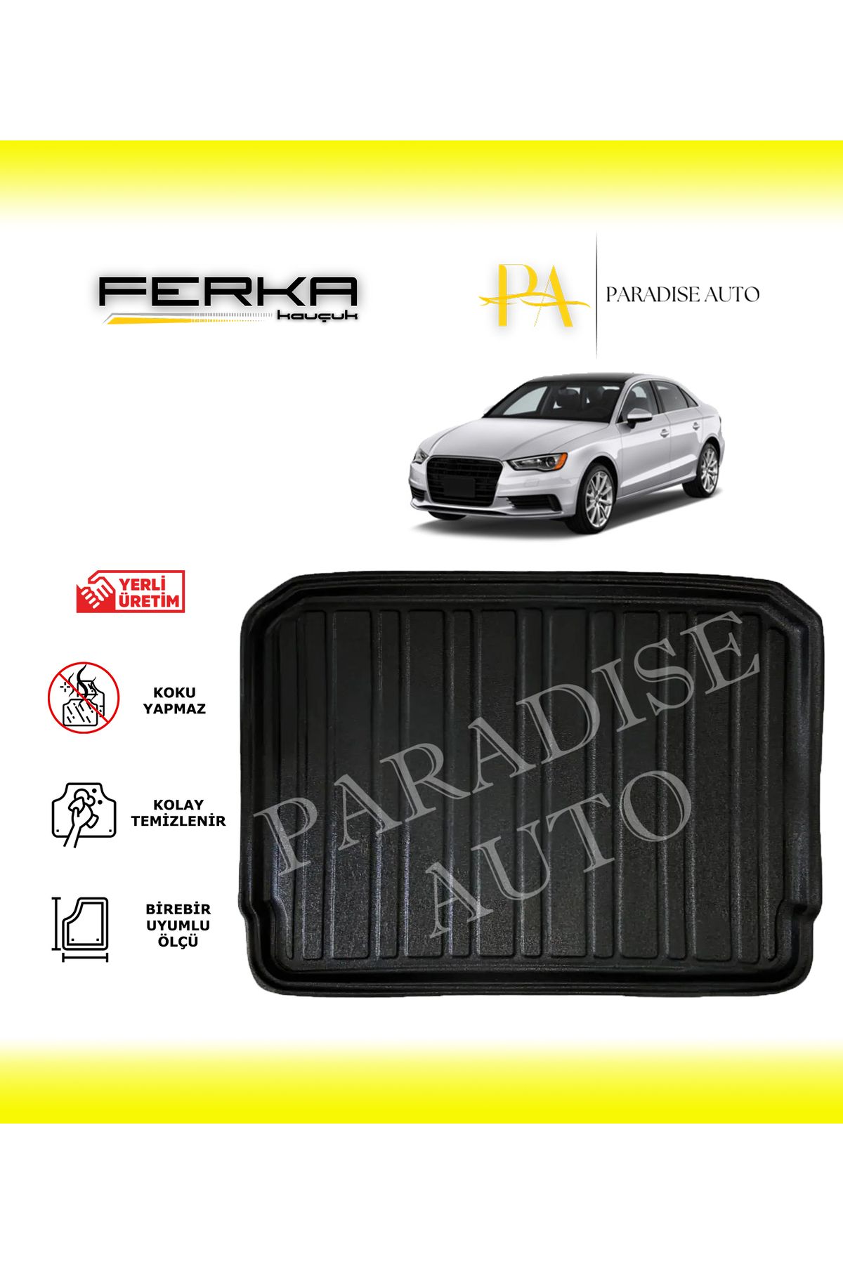 Paradise Auto Audi A3 Sportback HB 2013-2020 Bagaj Havuzu