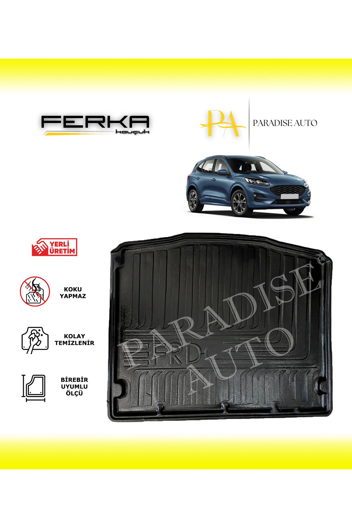 Paradise Auto Ford Puma Alt Kademe 2020 ve Üstü Bagaj Havuzu