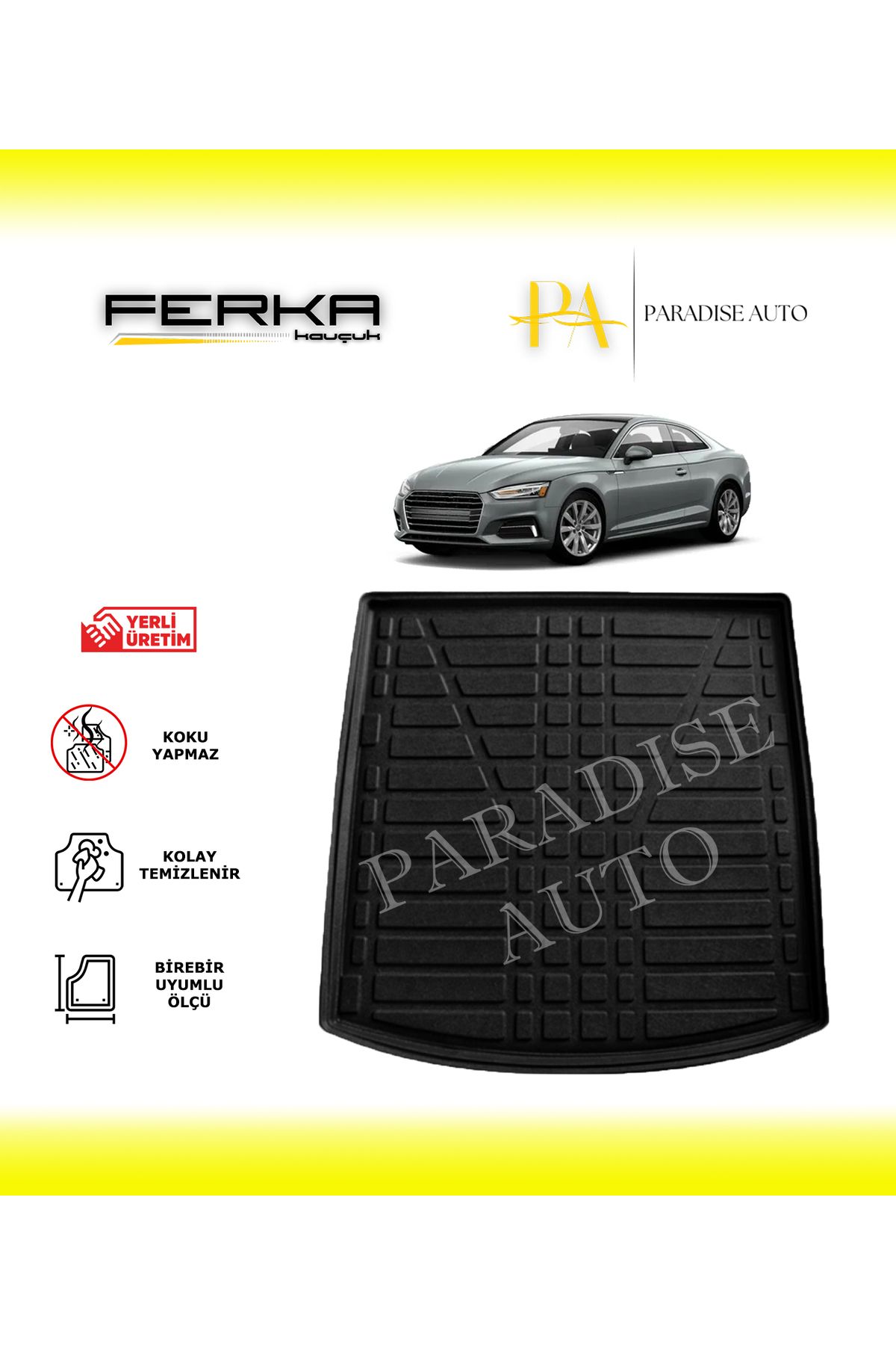 Paradise Auto Audi A5 Sportback 2017 ve Üstü Bagaj Havuzu