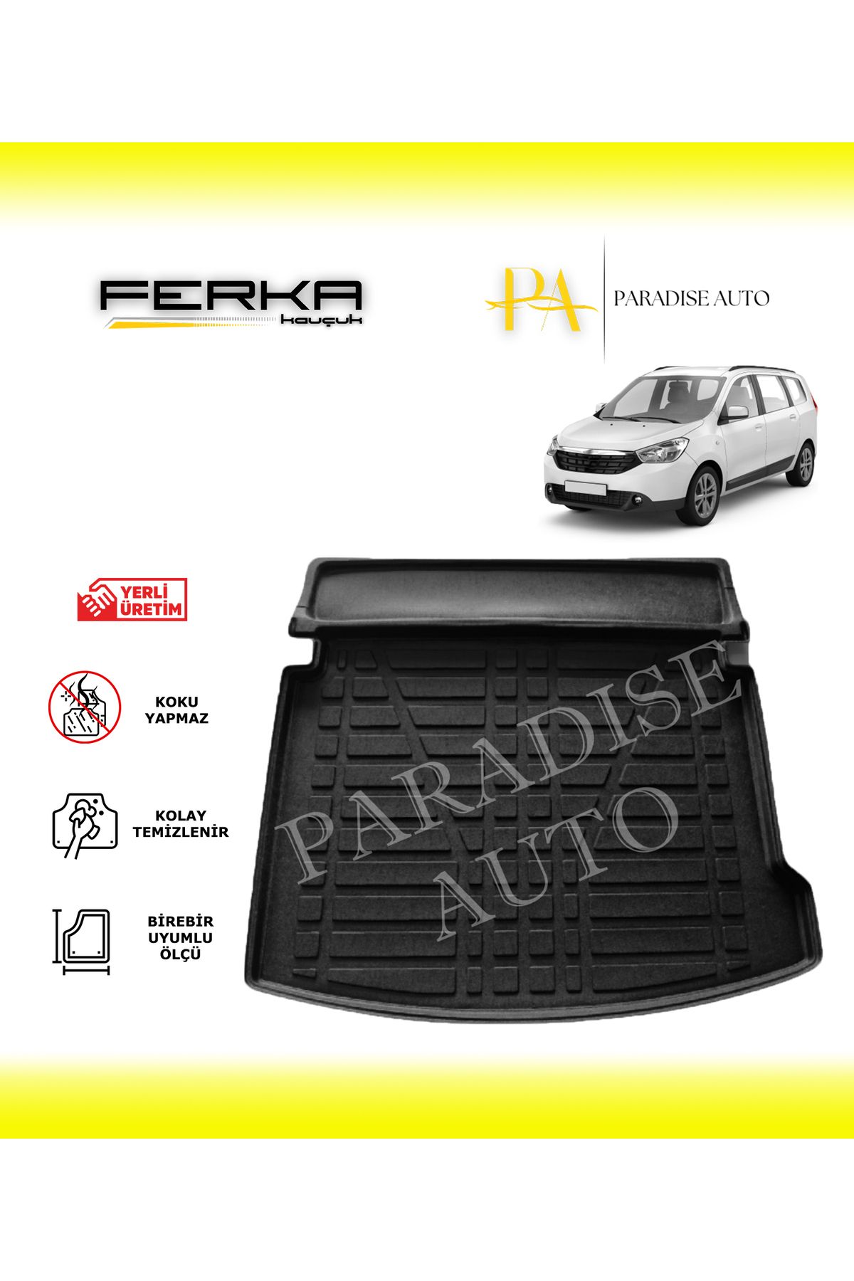 Paradise Auto Dacia Lodgy 2012 ve Üstü Bagaj Havuzu