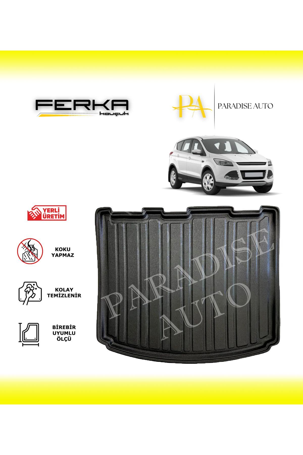 Paradise Auto Ford Kuga 4x4 2020 ve Üstü Bagaj Havuzu