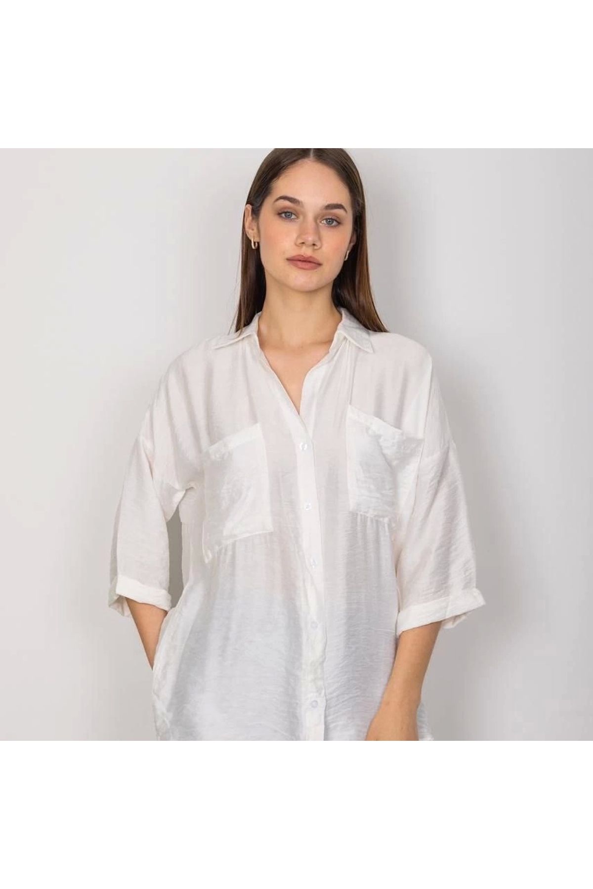 BYB MODA TASARIM Cepli salaş gömlek t1010
