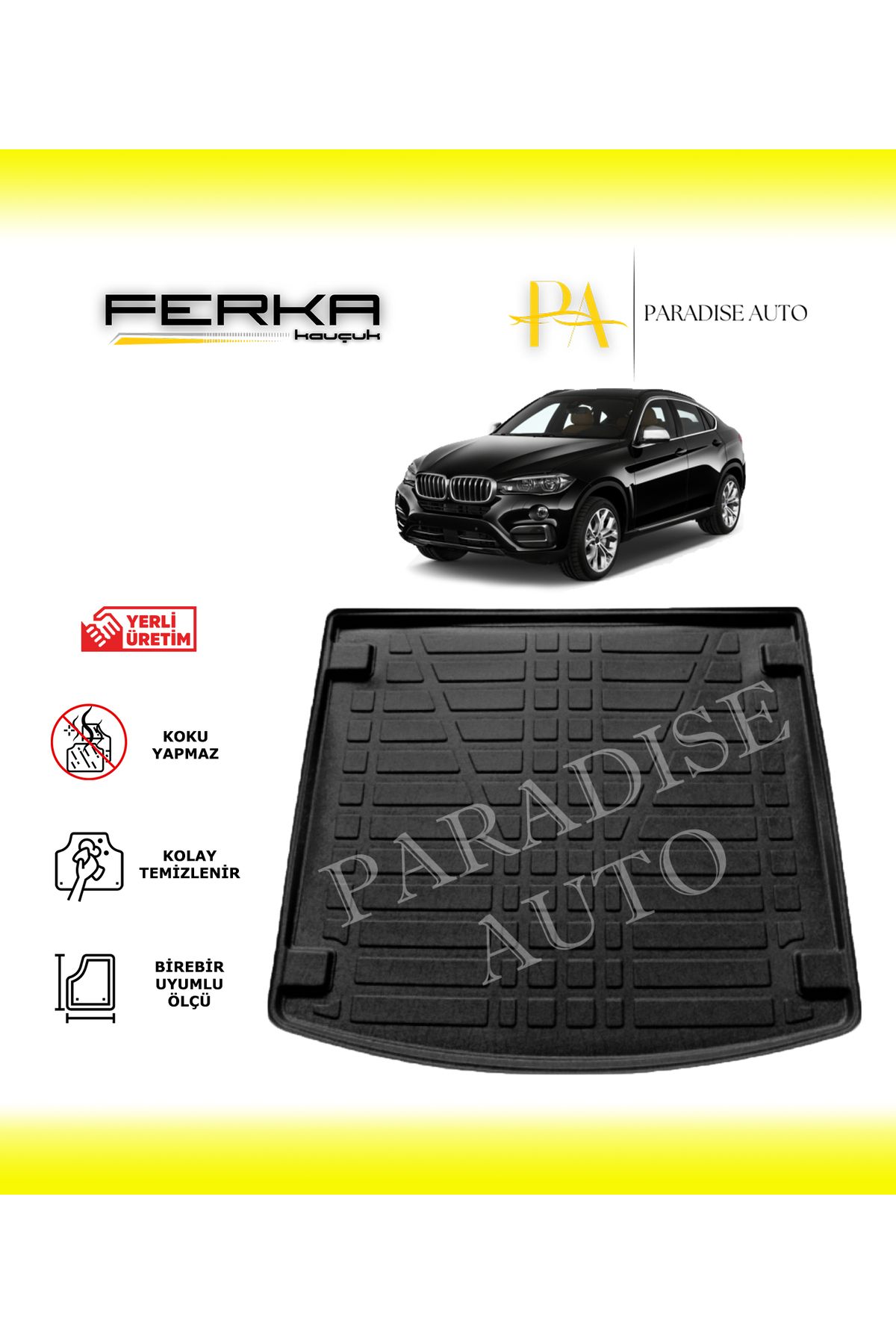 Paradise Auto BMW X6 E71-E72 2008-2014 Bagaj Havuzu