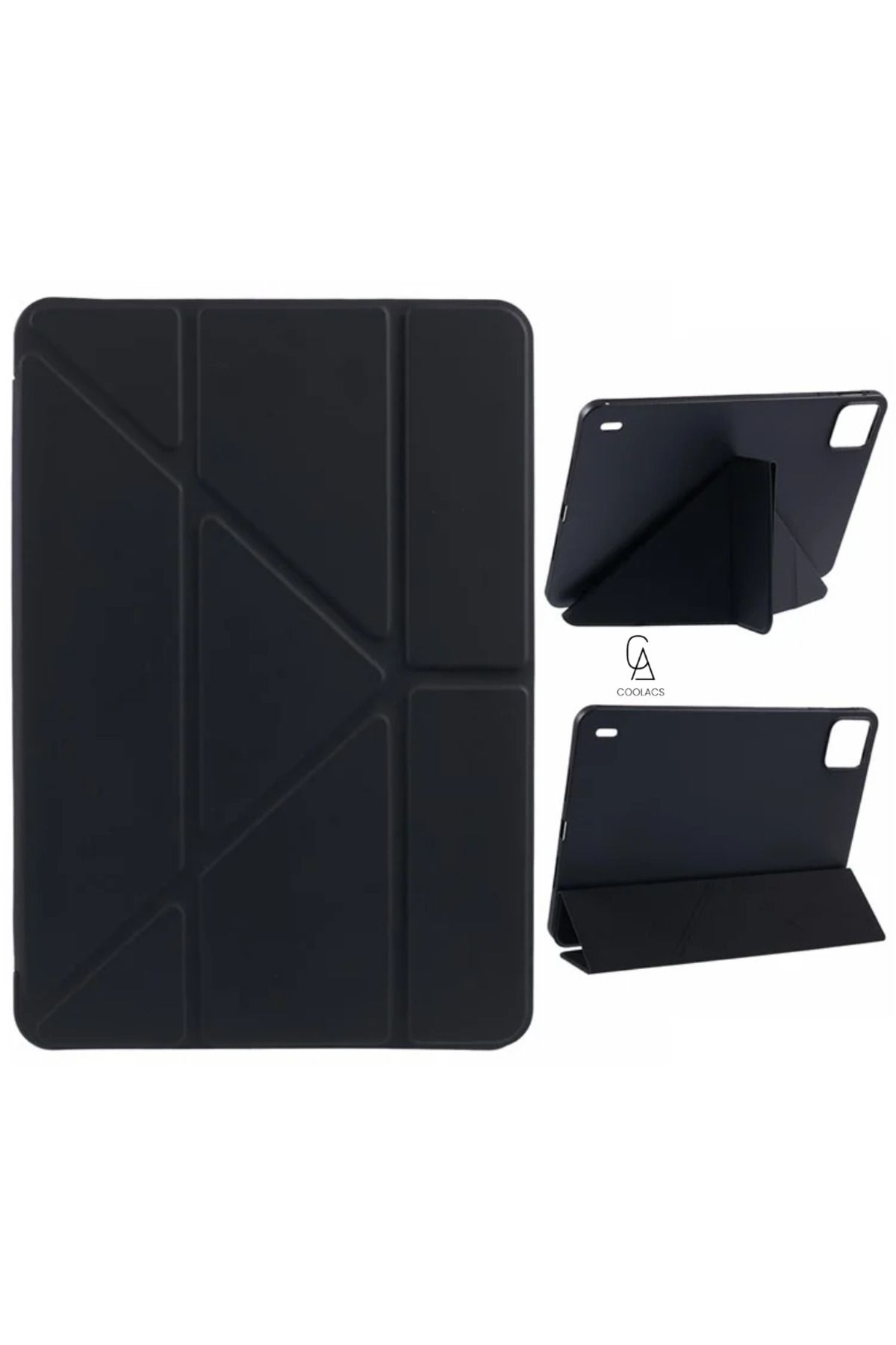 Coolacs Xiaomi Pad 7 Pro 11.2 inç Uyumlu Kılıf 3 Farklı Stand Kalemlikli Tri Folding Tablet Kılıfı