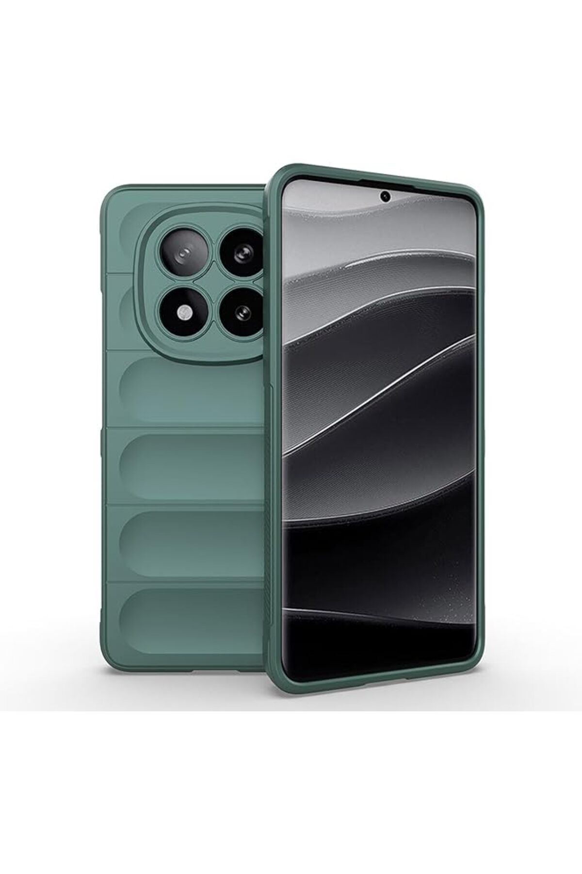 Coolacs Xiaomi Redmi Note 14 Pro Plus Uyumlu Kılıf Esnek Tpu Oyuklu Arka Yüzey Tasarımlı Silikon Kapak