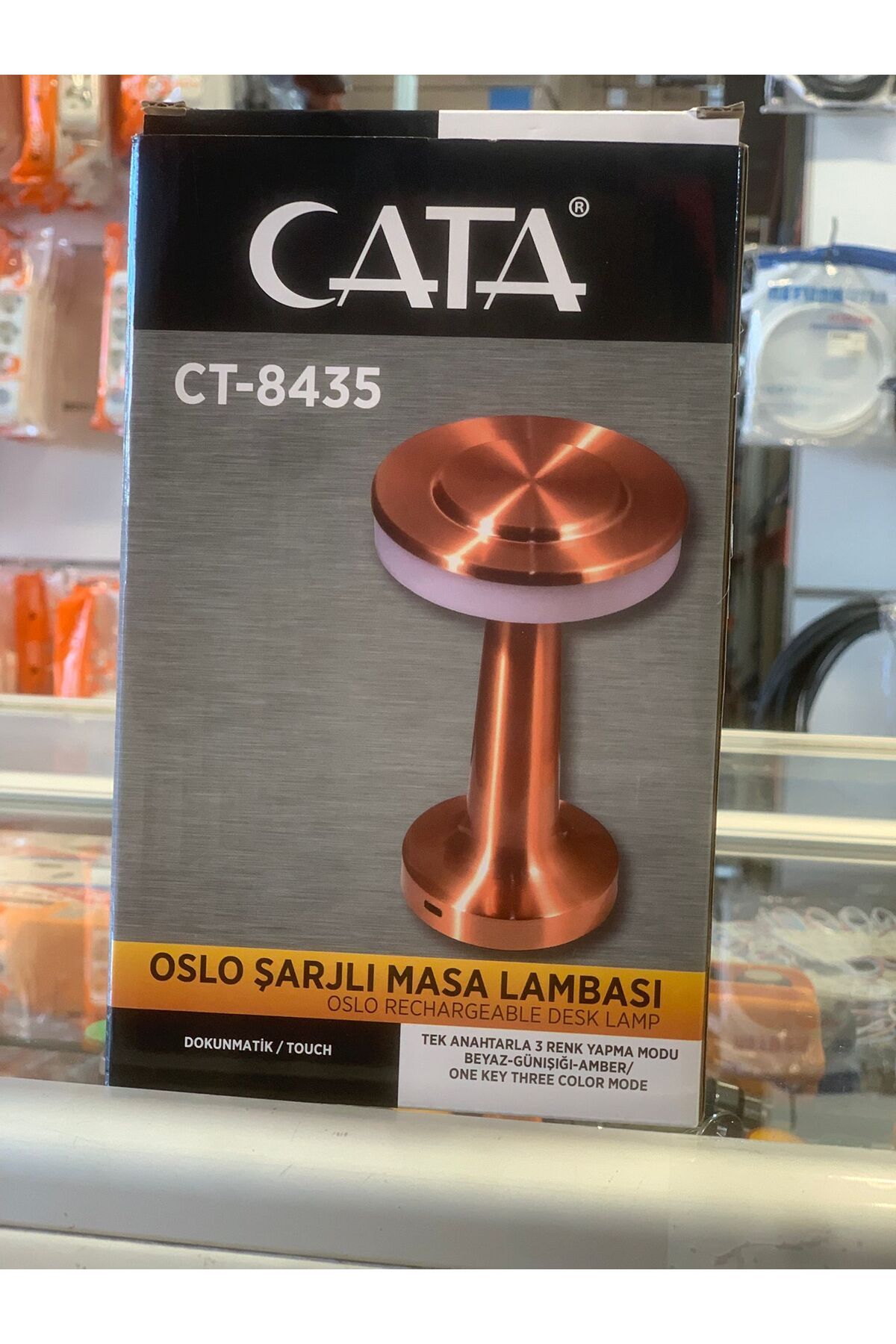 Cata osla şarjlı masa lambası