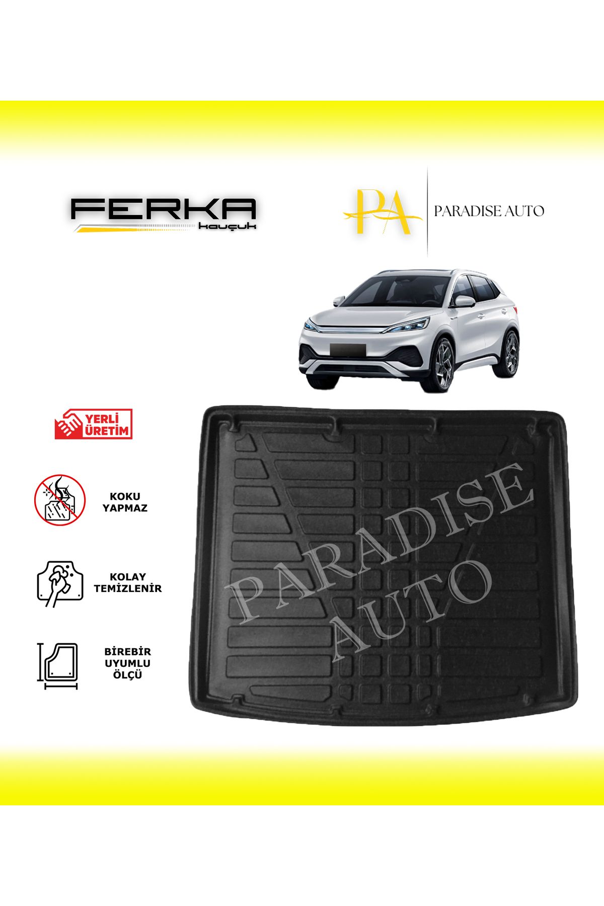Paradise Auto BYD Atto Üst Kademe 2024 ve Üstü Bagaj Havuzu