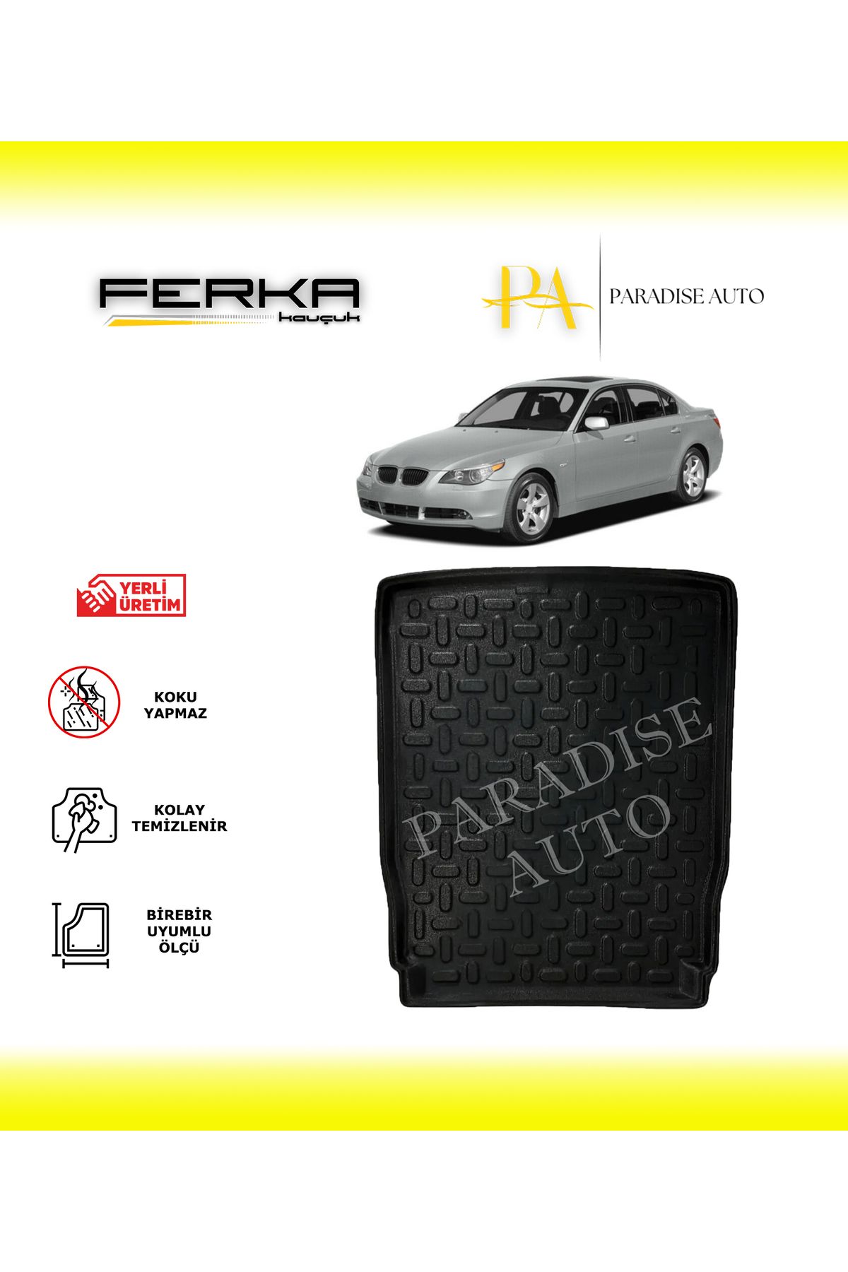 Paradise Auto BMW 5 Serisi E60 Sedan 2003-2009 Bagaj Havuzu