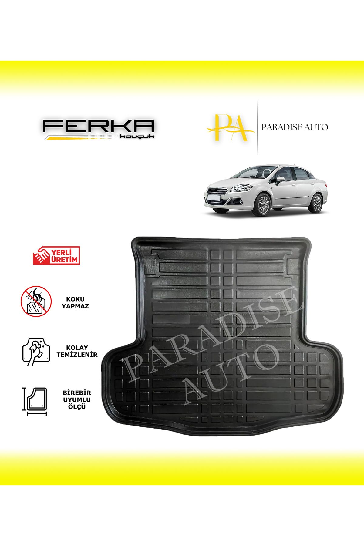 Paradise Auto Fiat Linea 2007 ve Üstü Bagaj Havuzu