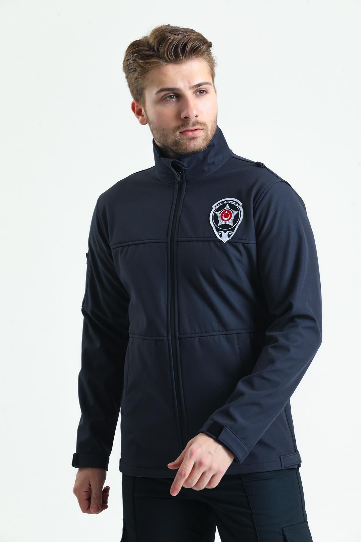 NKYSTORE Özel Güvenlik Softshell Mont – Su Geçirmez, Armalı, Mevsimlik Mont