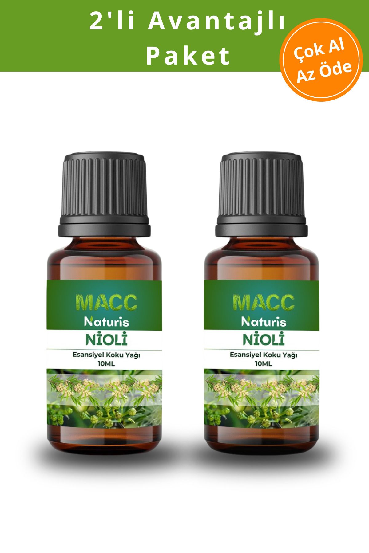 MACC Naturis Favori Set Nioli Esansiyel Uçucu Yağ Buhurdanlık Yağı Hava Nemlendirici Aroma Difüzörü Kokusu Esans