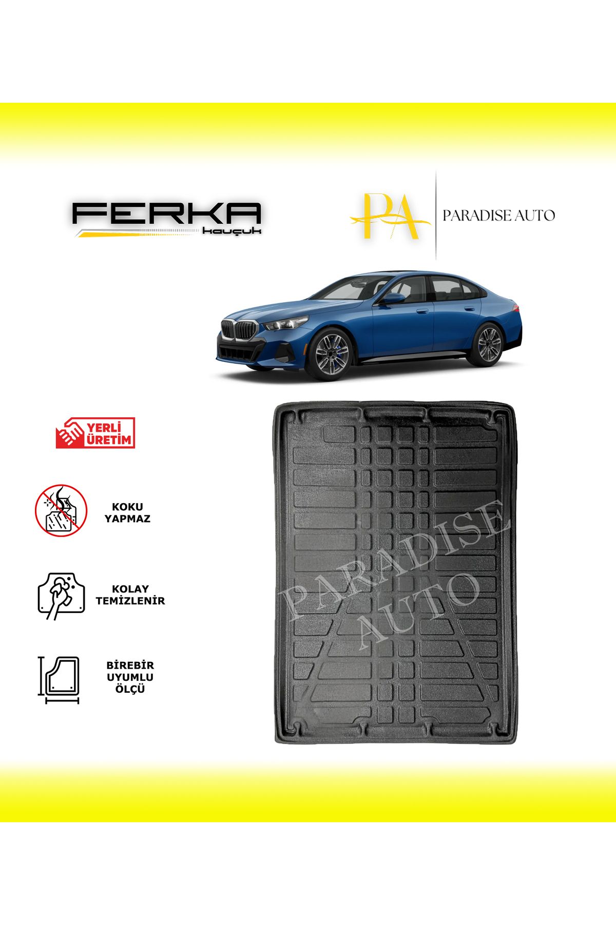 Paradise Auto BMW 5 Serisi G60 Sedan 2022 ve Üstü Bagaj Havuzu