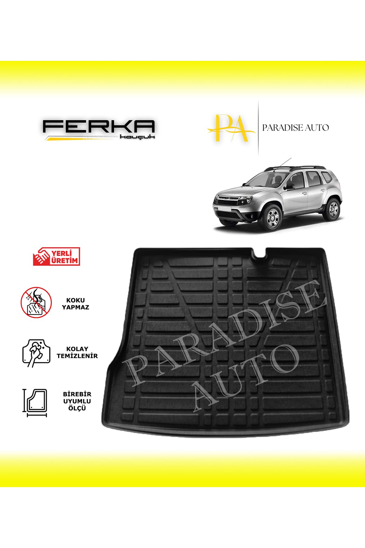 Paradise Auto Dacia Duster 4x2 2010-2017 Bagaj Havuzu