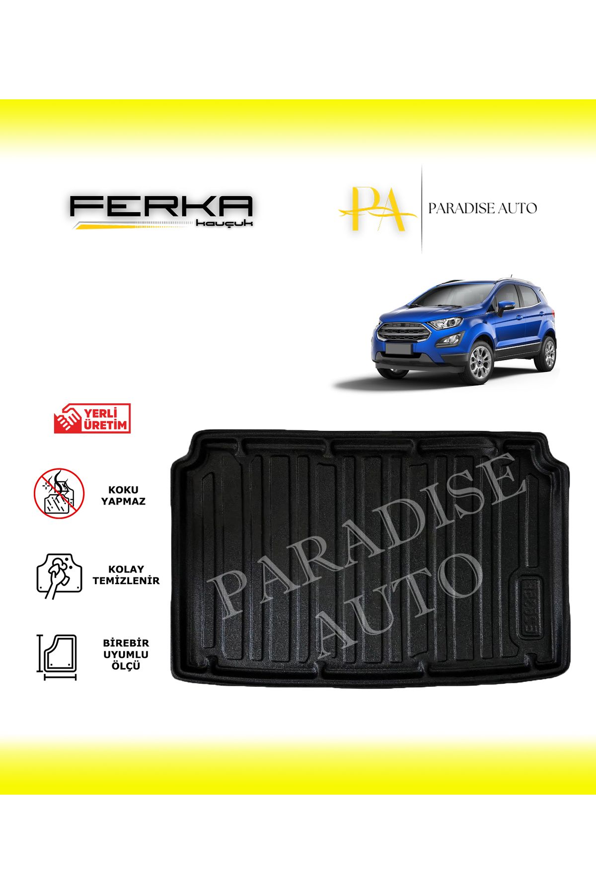 Paradise Auto Ford Ecosport Üst Kademe 2017 ve Üstü Bagaj Havuzu