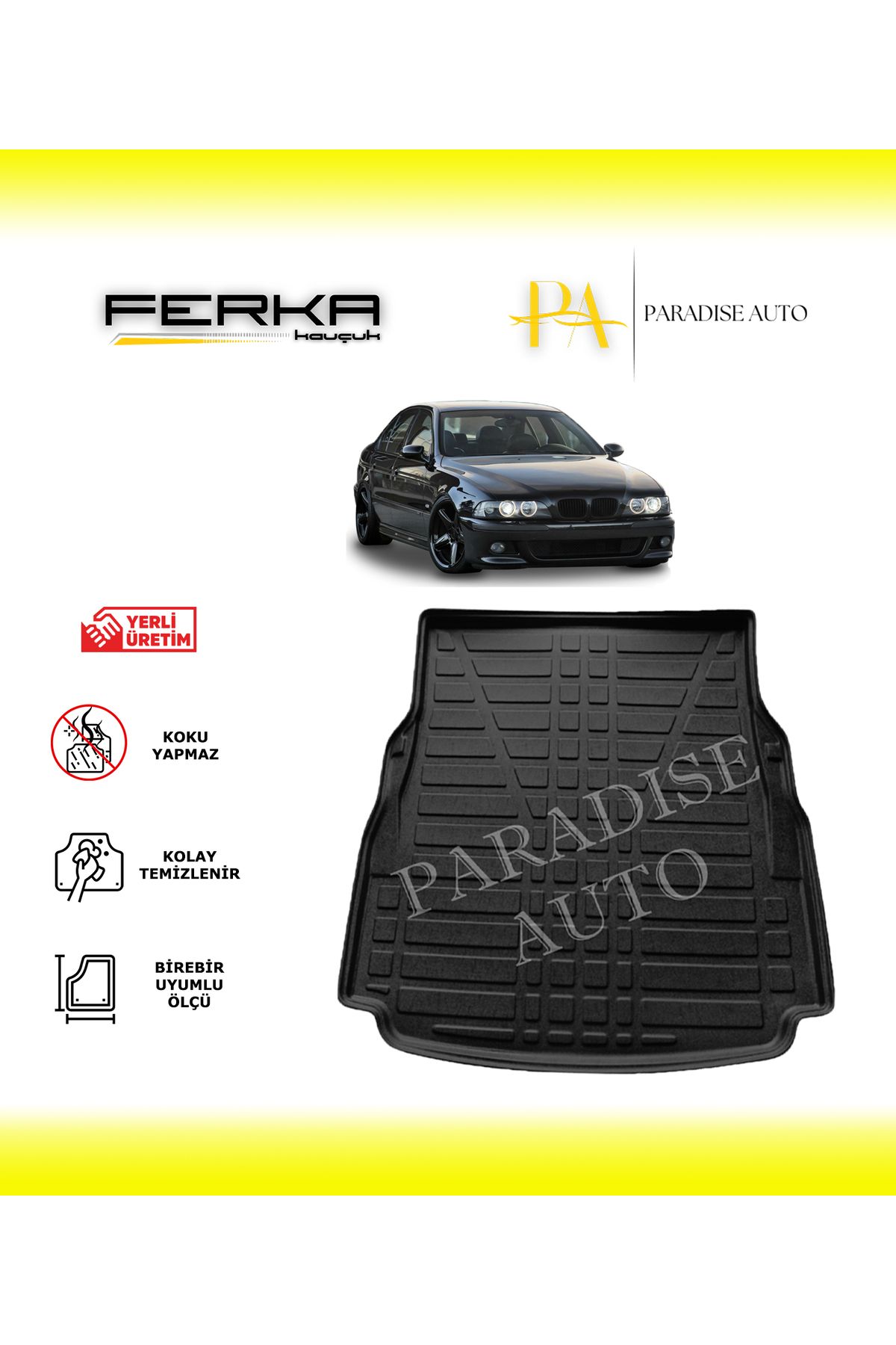 Paradise Auto BMW 5 Serisi E39 Sedan 1996-2003 Bagaj Havuzu
