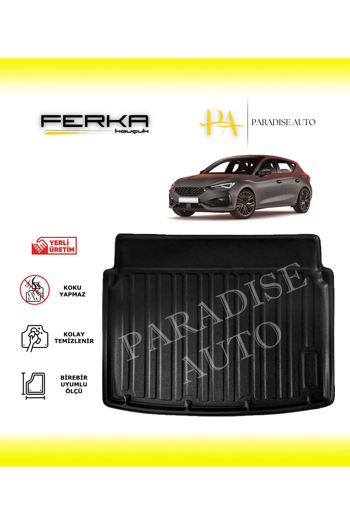 Paradise Auto Cupra Leon Alt Kademe HB 2023 ve Üstü Bagaj Havuzu