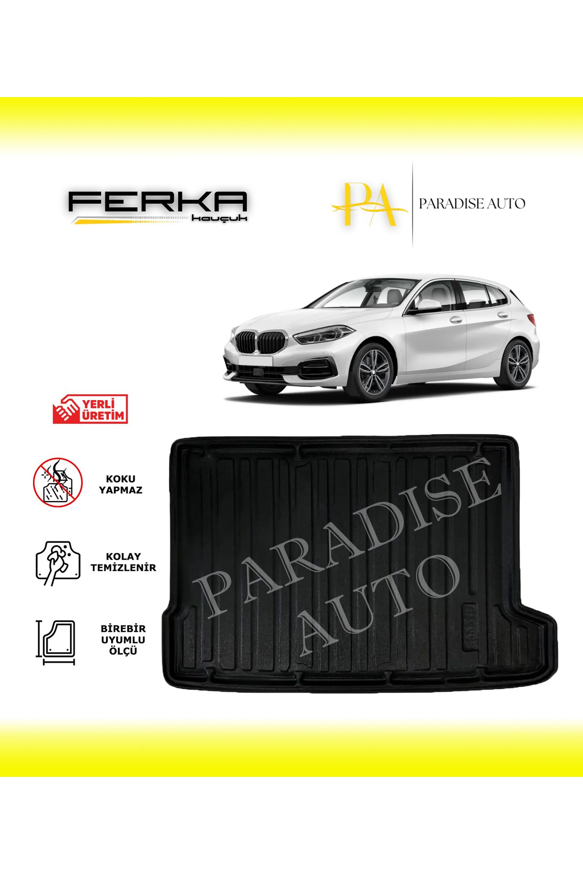 Paradise Auto BMW 1 Serisi F40 HB 5 Kapılı 2020 ve Üstü Bagaj Havuzu