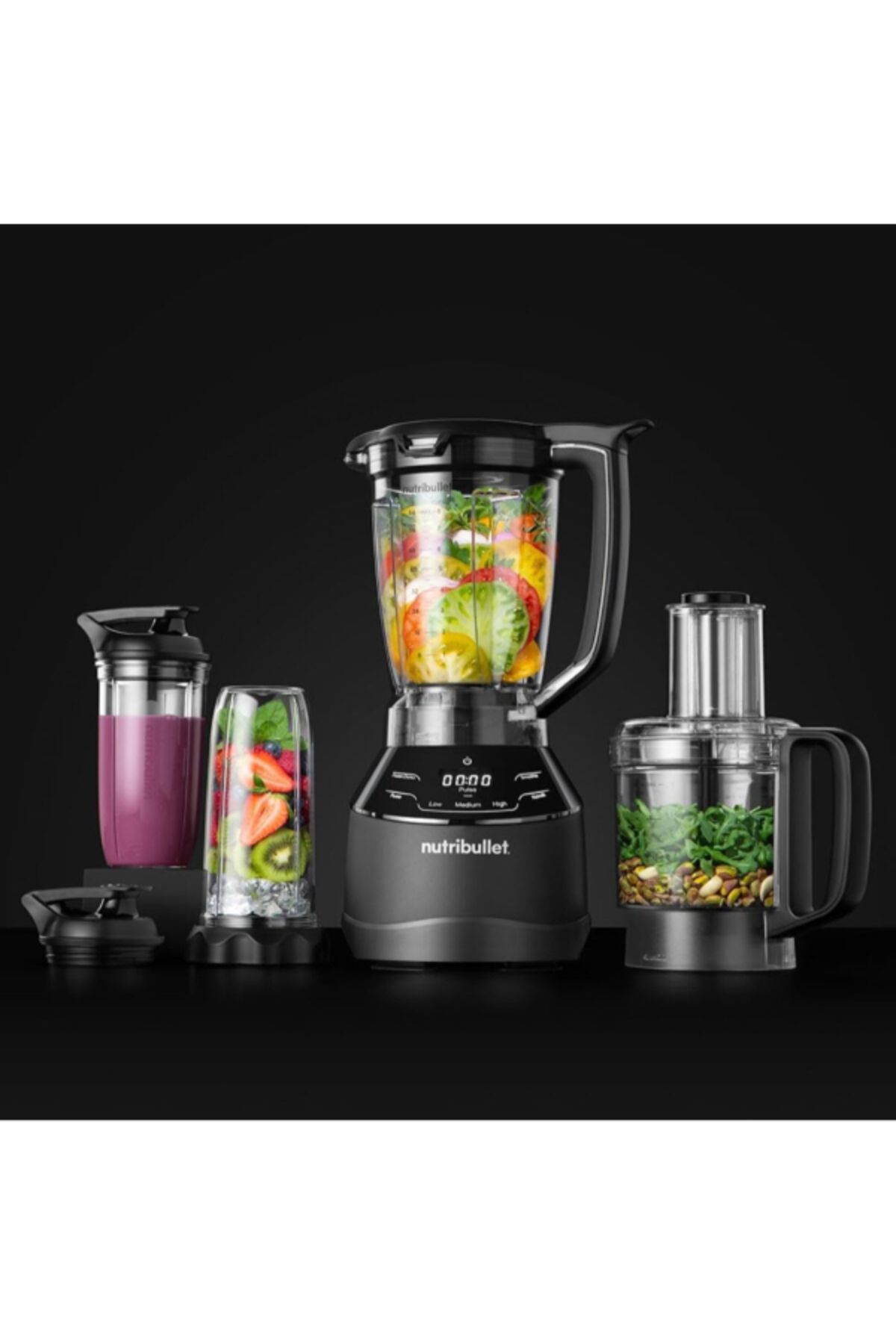 Nutribullet-1500W 3-in-1 High-Speed Multi-Functional Food Processor 1.8 L 5