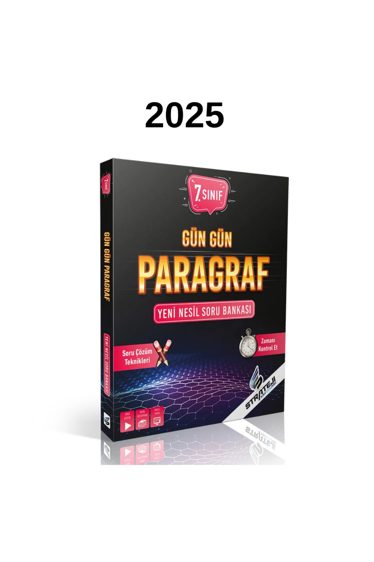 IQ YAYINLARI Strateji 7. Sınıf Lgs Gün Gün Paragraf Soru Bankası 2025