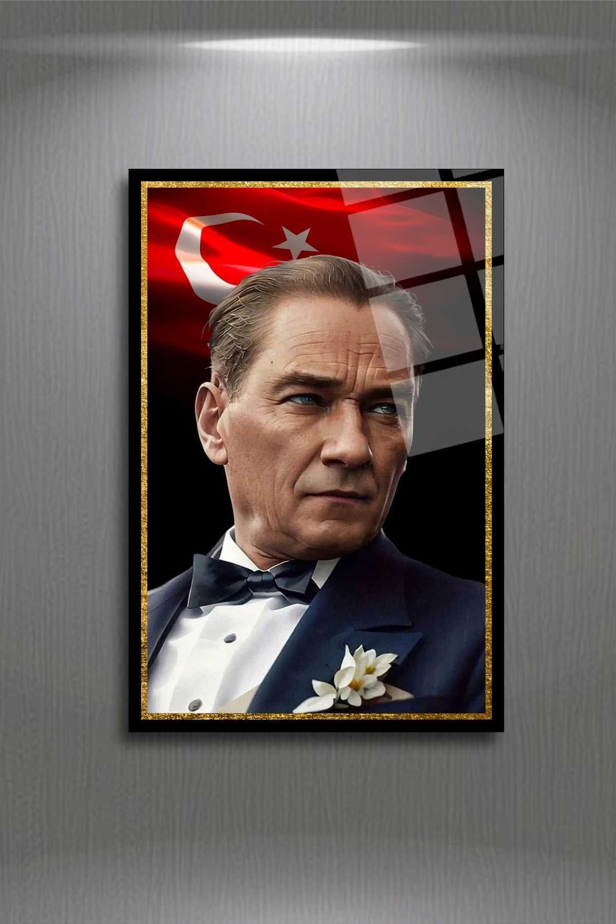 HMDS CONCEPT Mustafa Kemal Atatürk Cam Tablo