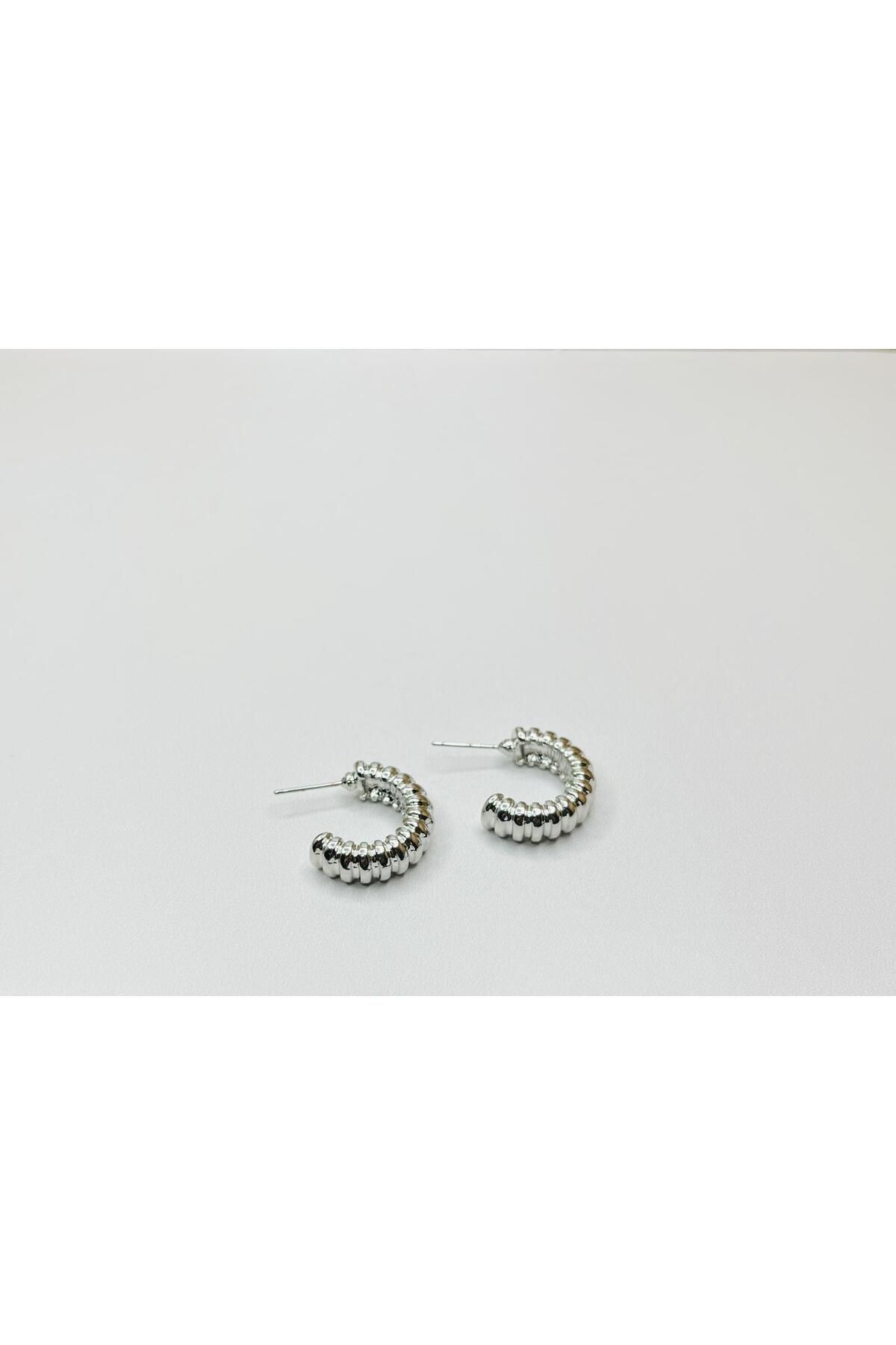 ASİN ACCESSORİES Minik C Halka Küpe - VİP Küpe