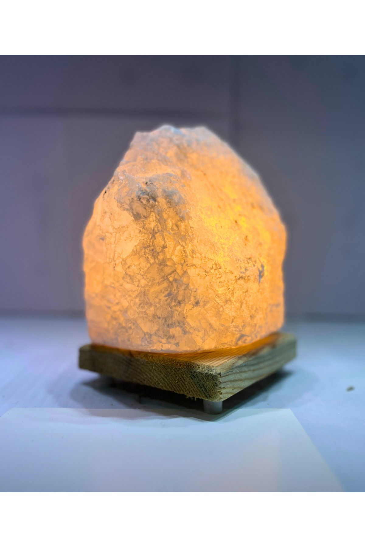 TuzAvm Kristal Çankırı Doğal Kaya Tuzu Lambası 2-3 Kg