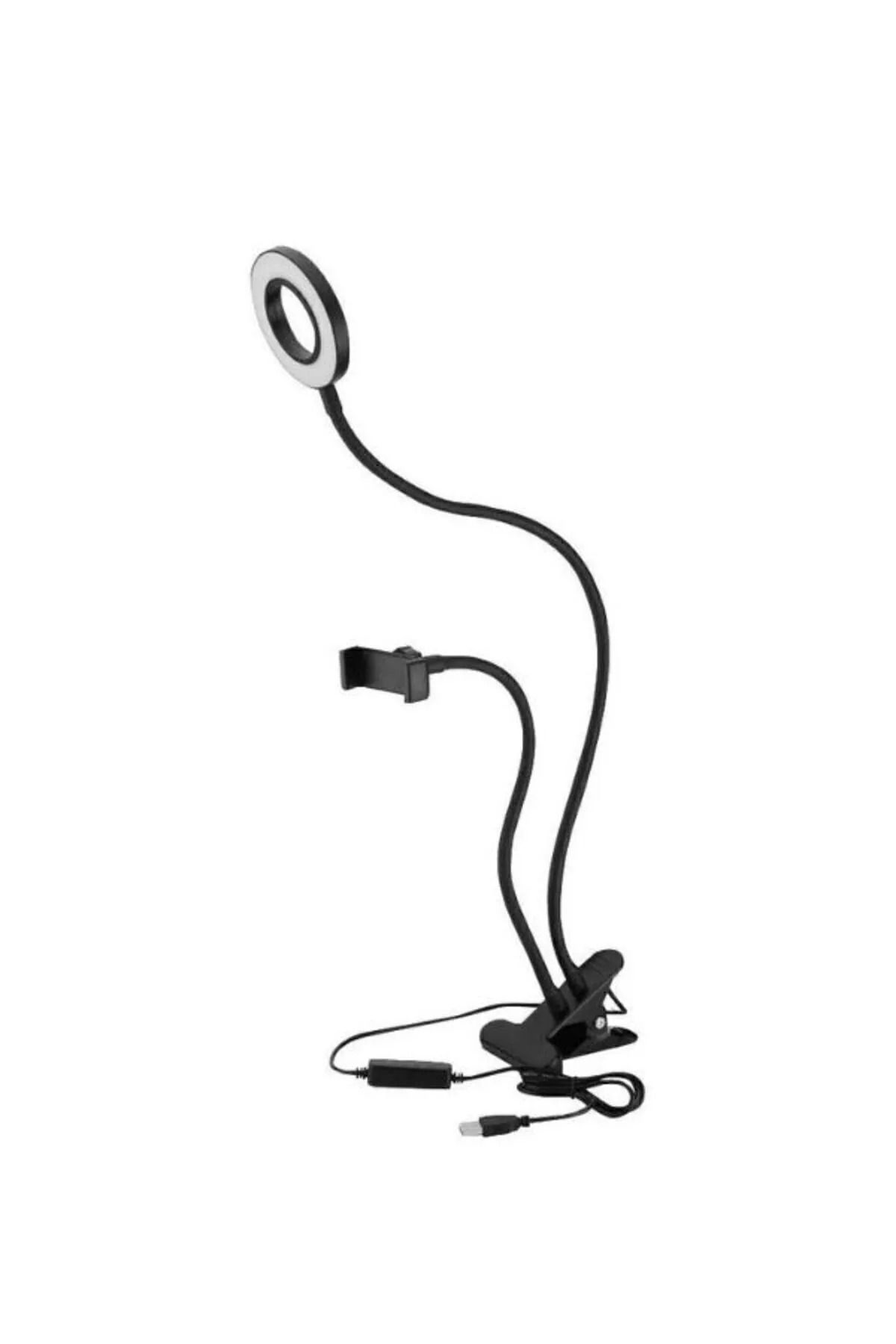 Hubstein Led Ring Light Youtuber Light Stüdyo Işığı Akrobat Selfie Led Masa Lambası 4 in 1 Set