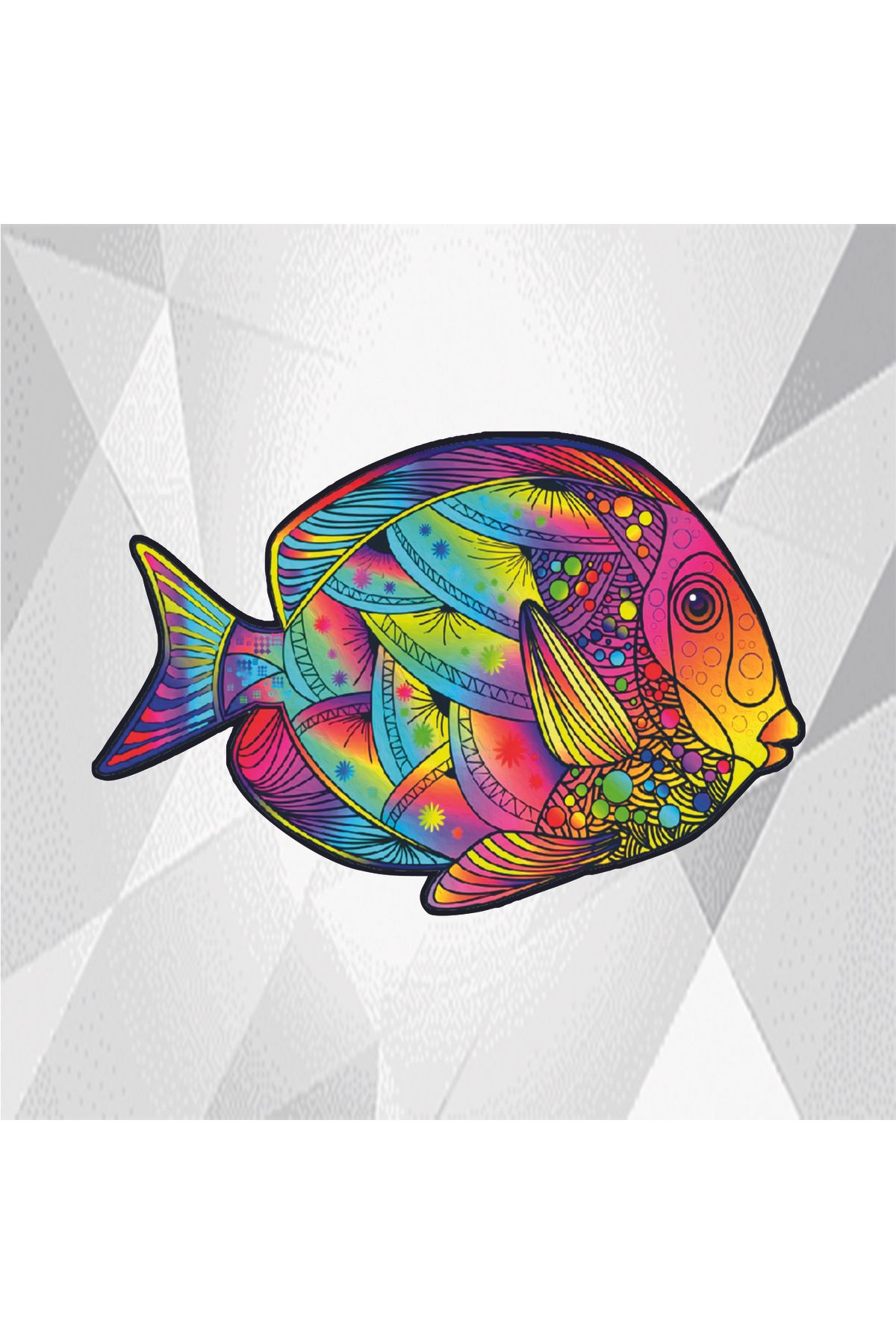 WOODENCRAFT FISH AHŞAP PUZZLE BENZERSİZ VE FİGÜRLÜ KESİM