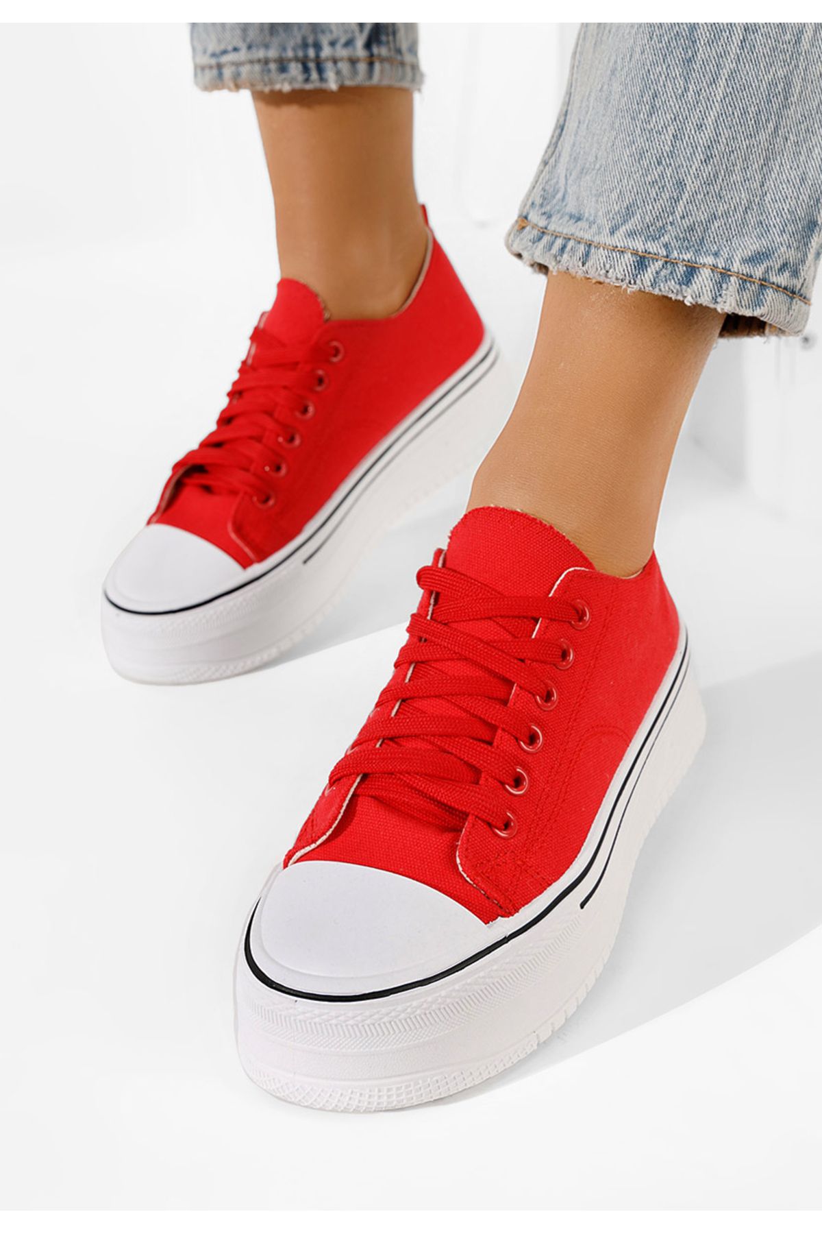 B T Shoes Tenisi Dama Loleta Rosii Femeie - 38