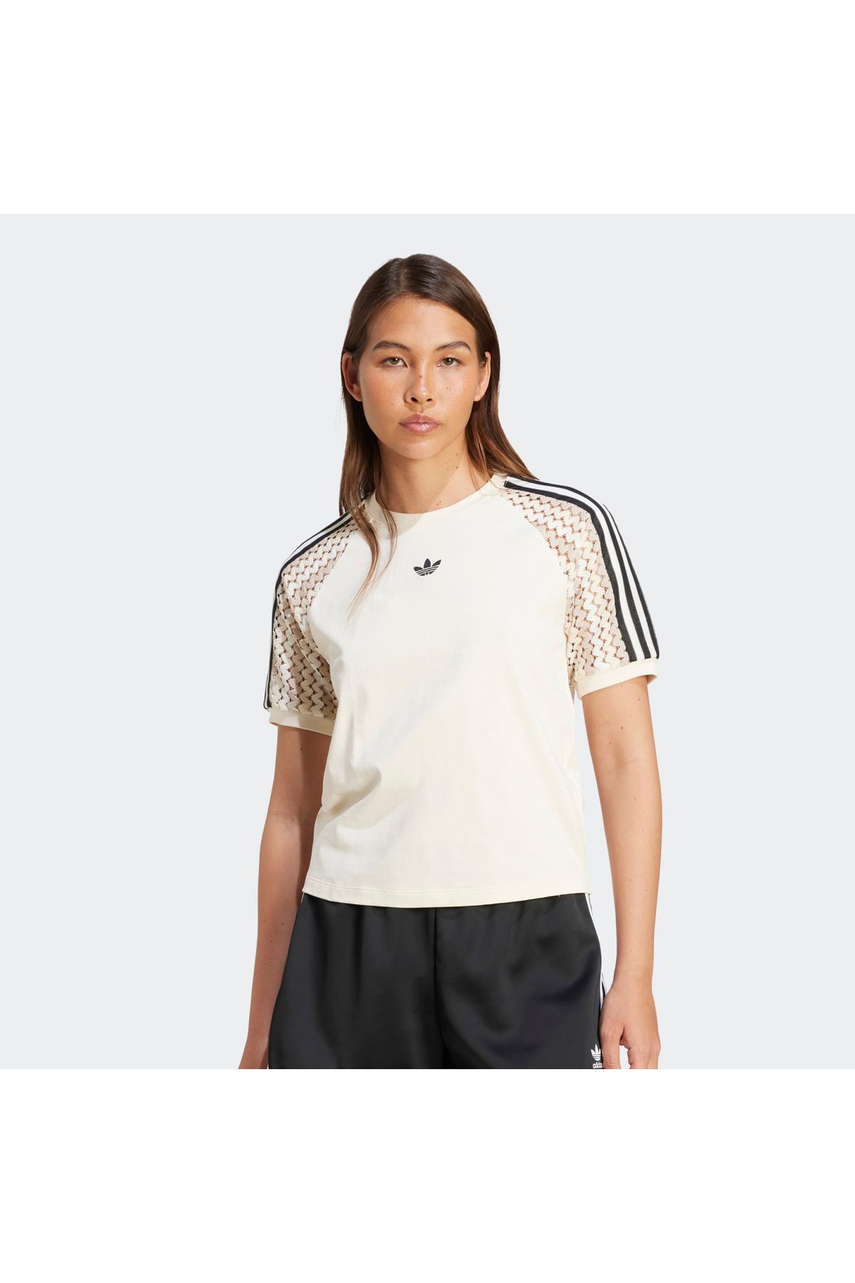 adidas Originals Summer Glow Cali Kadın Krem Tişört (KC0770)