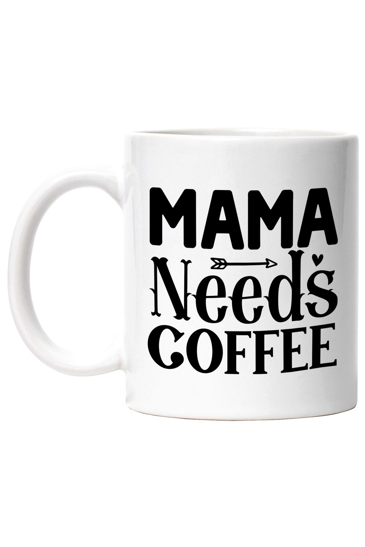 StoryGift Romania Cana Pentru Mama Care Are Nevoie De Cafea Cu Mesaj In Limba Engleza Cu Maner Alb, Cu ,stg - One Size