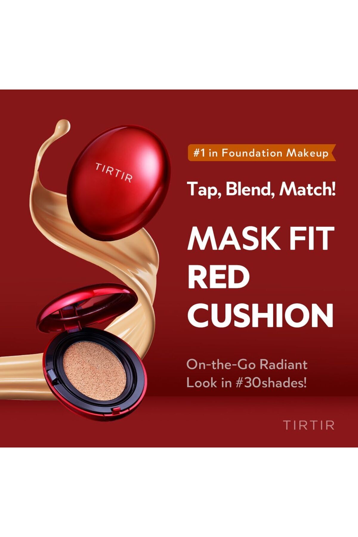 TIRTIR-Mask Fit Red Cushion - 22N Shell Beige 18Gr Foundation 2