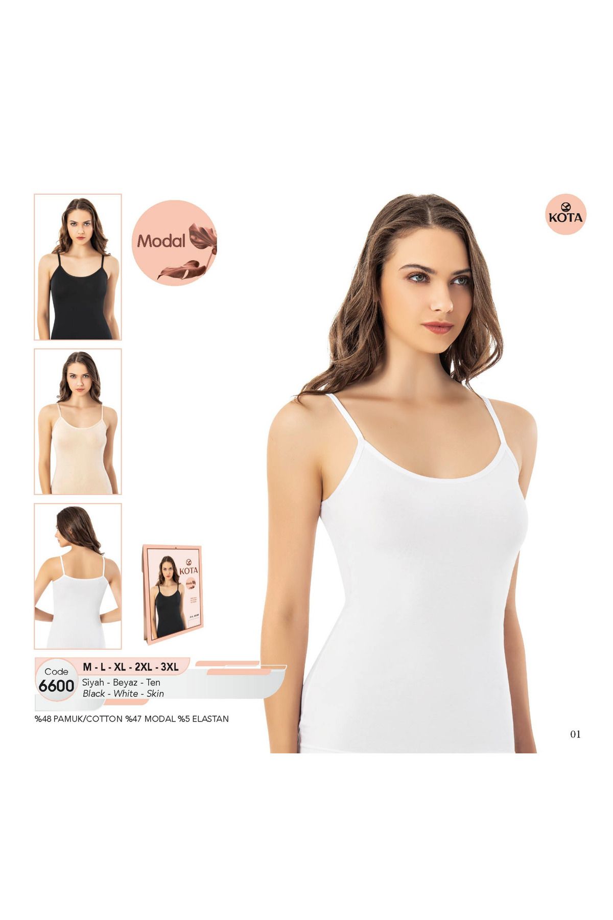 Love Dream İP ASKILI MODAL ATLET