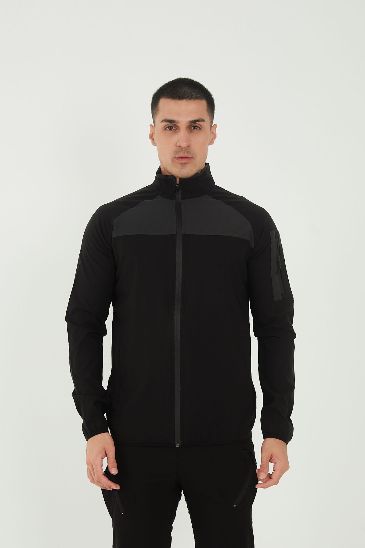 Camp Scoutland Camp260 Outdoor Tactical Su iticili Erkek Fermuarlı Taktik Sweatshirt
