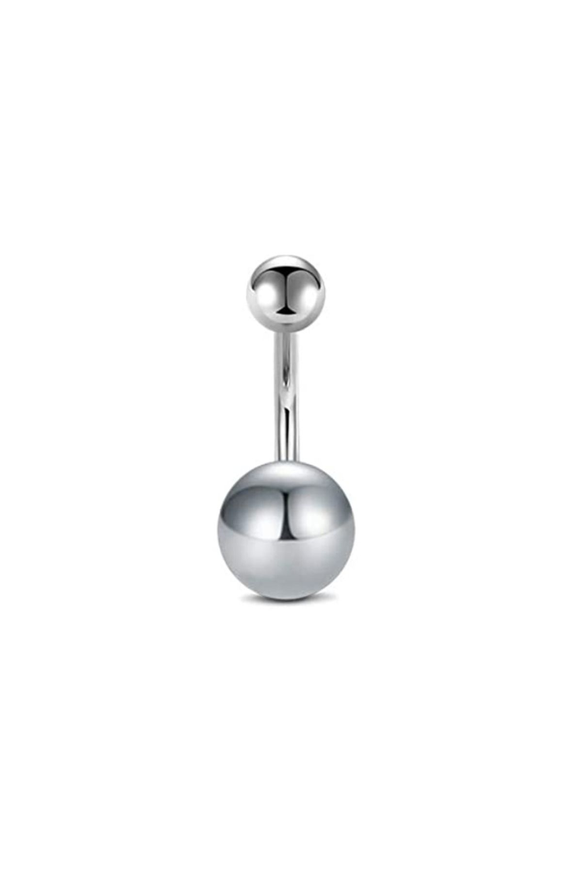 Nehir 316l Cerrahi Çelik Gümüş Renk 5 Adet Septum Piercing Halka Serisi