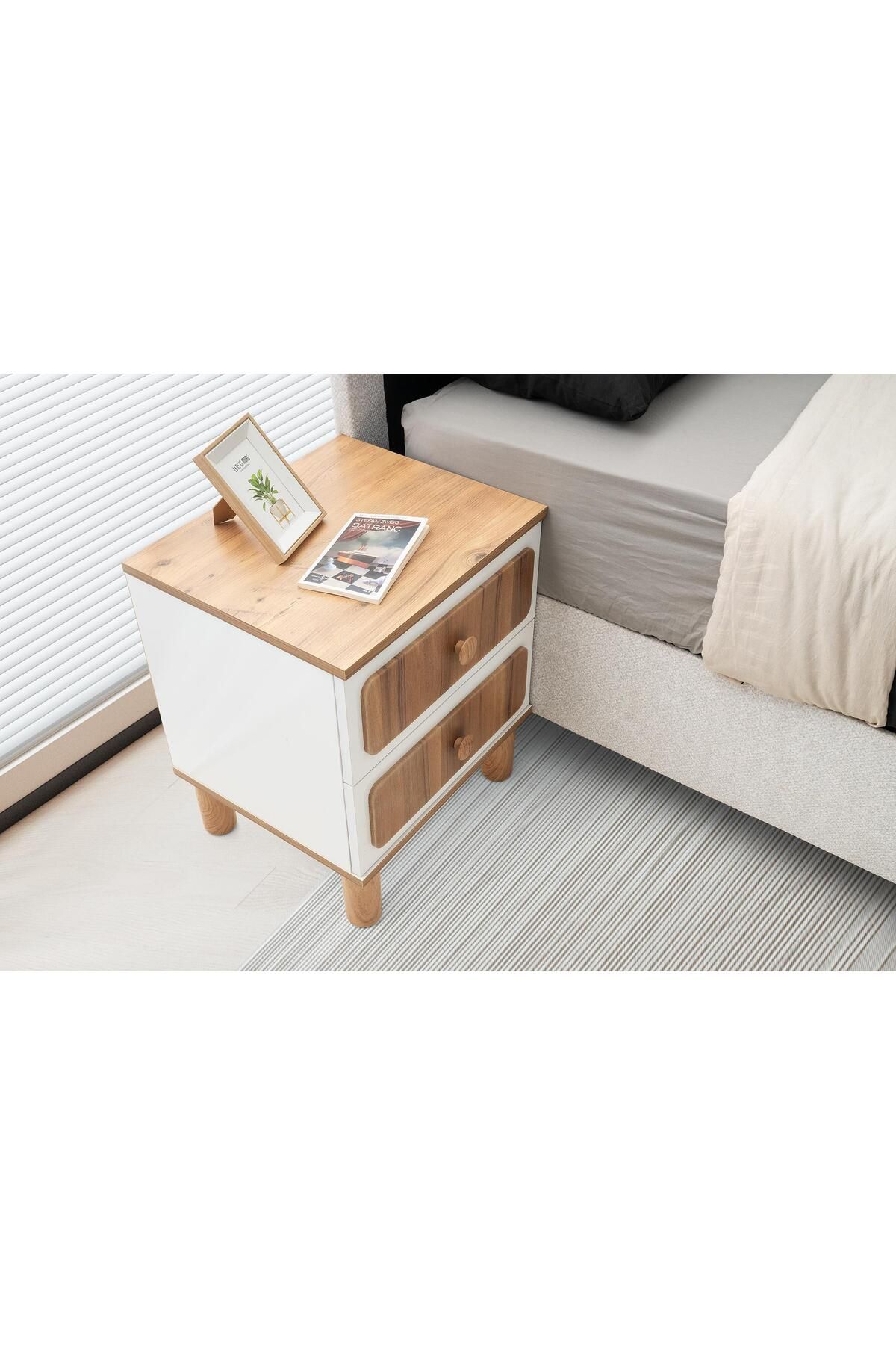 Avm 24 Alpina 100% MDF Komodin | Ücretsiz Teslimat ve Kurulum