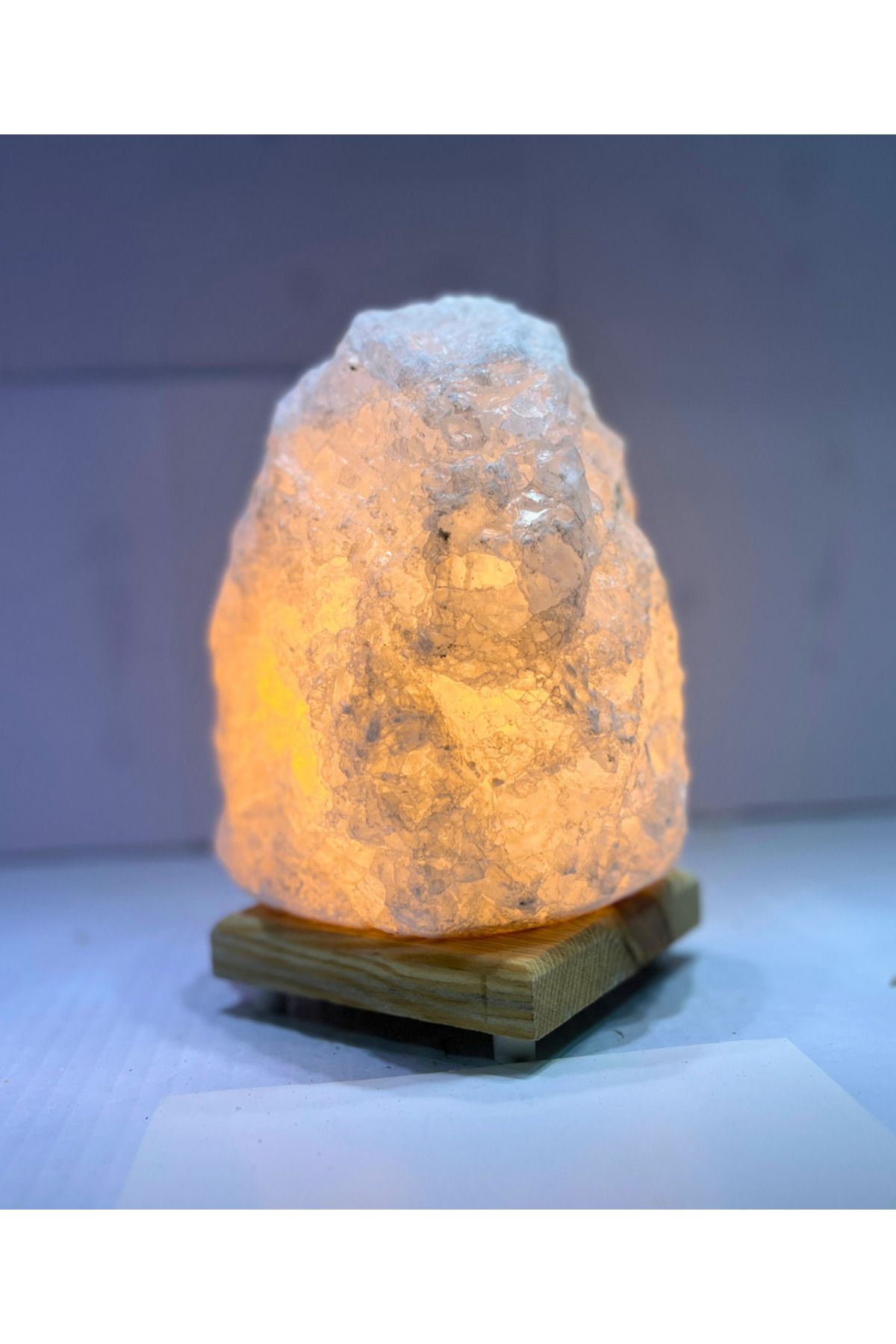 TuzAvm Kristal Çankırı Doğal Kaya Tuzu Lambası 3-4 Kg