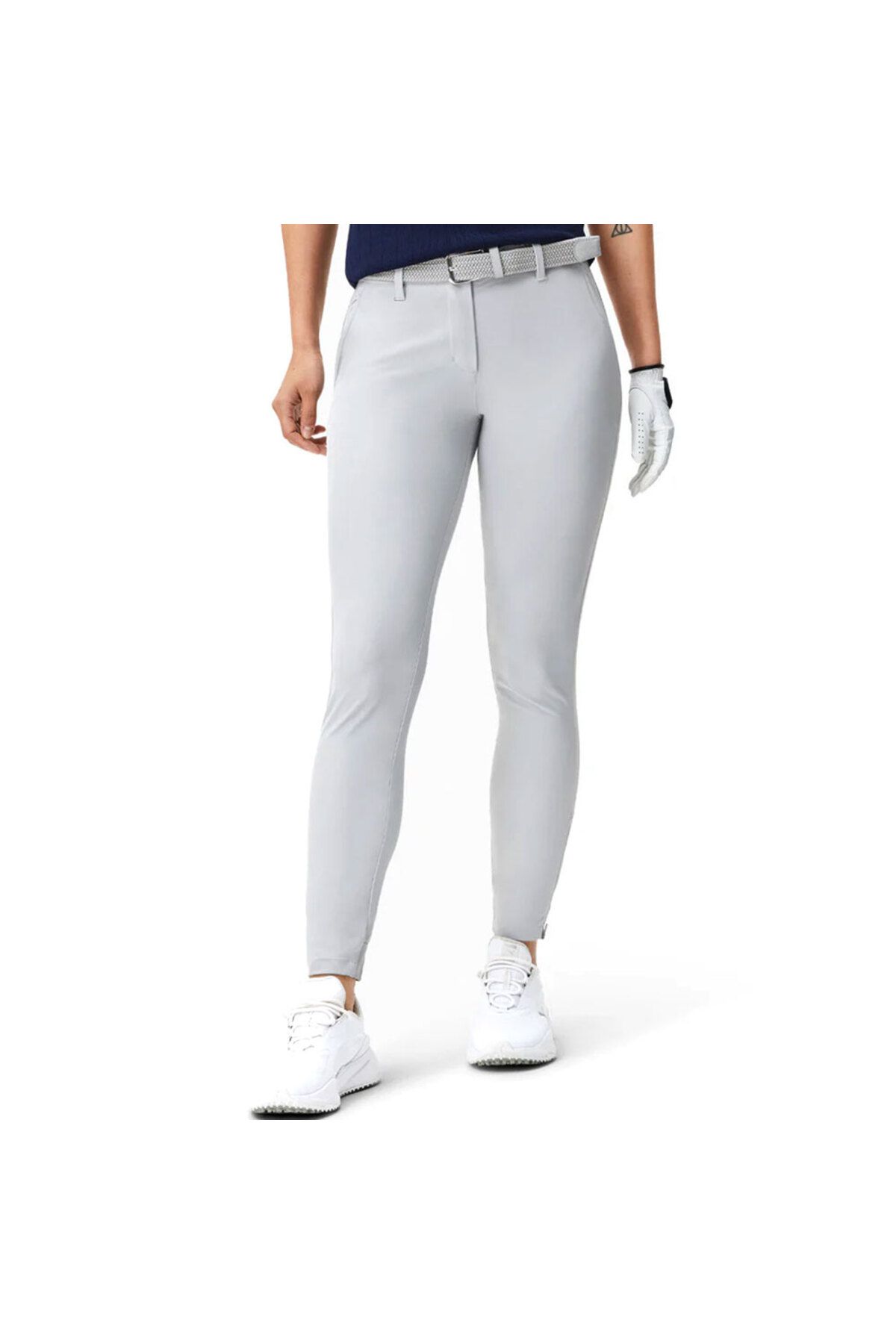 Macade Golf Kadın Gri Dört Yönlü Esnek Jogger Pantolon WO20210925