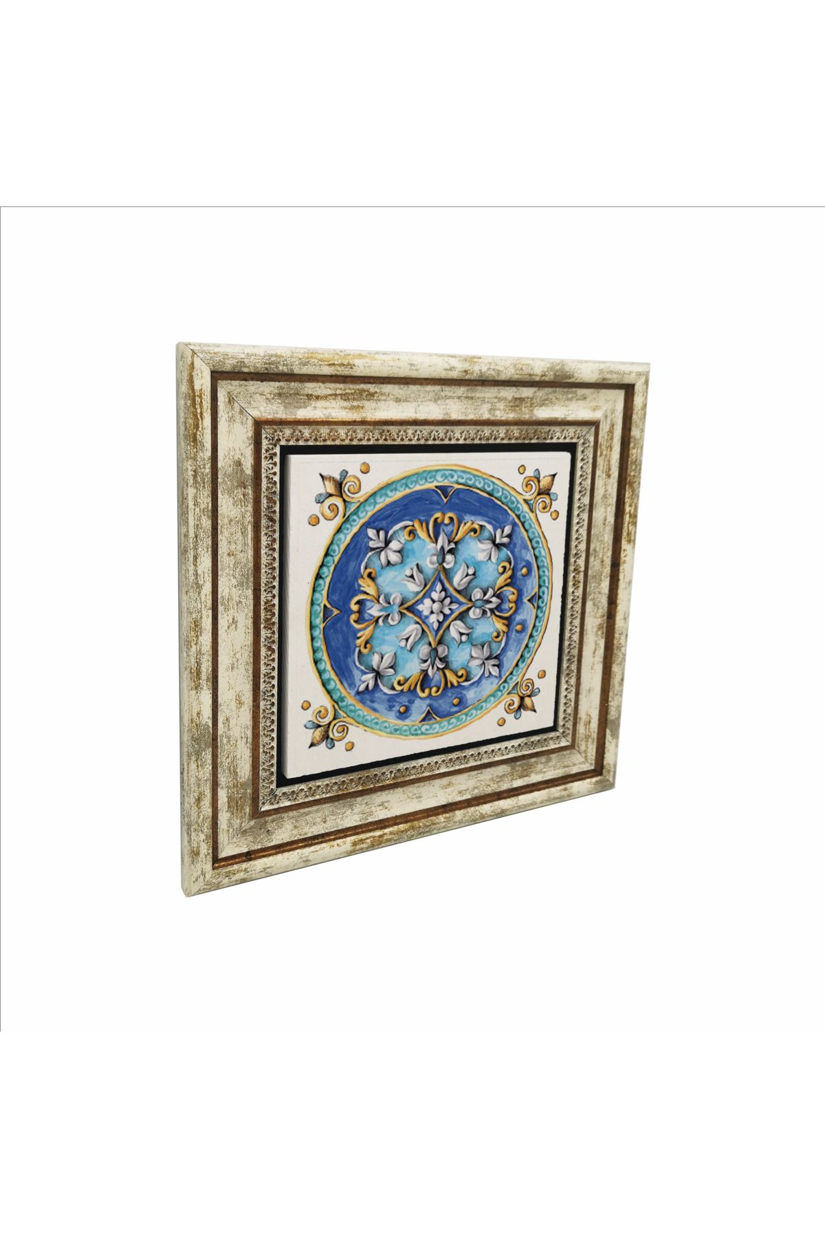Sadrazam İtalyan Deseni Baskılı Doğaltaş Tablo (25 X 25 KD-76)