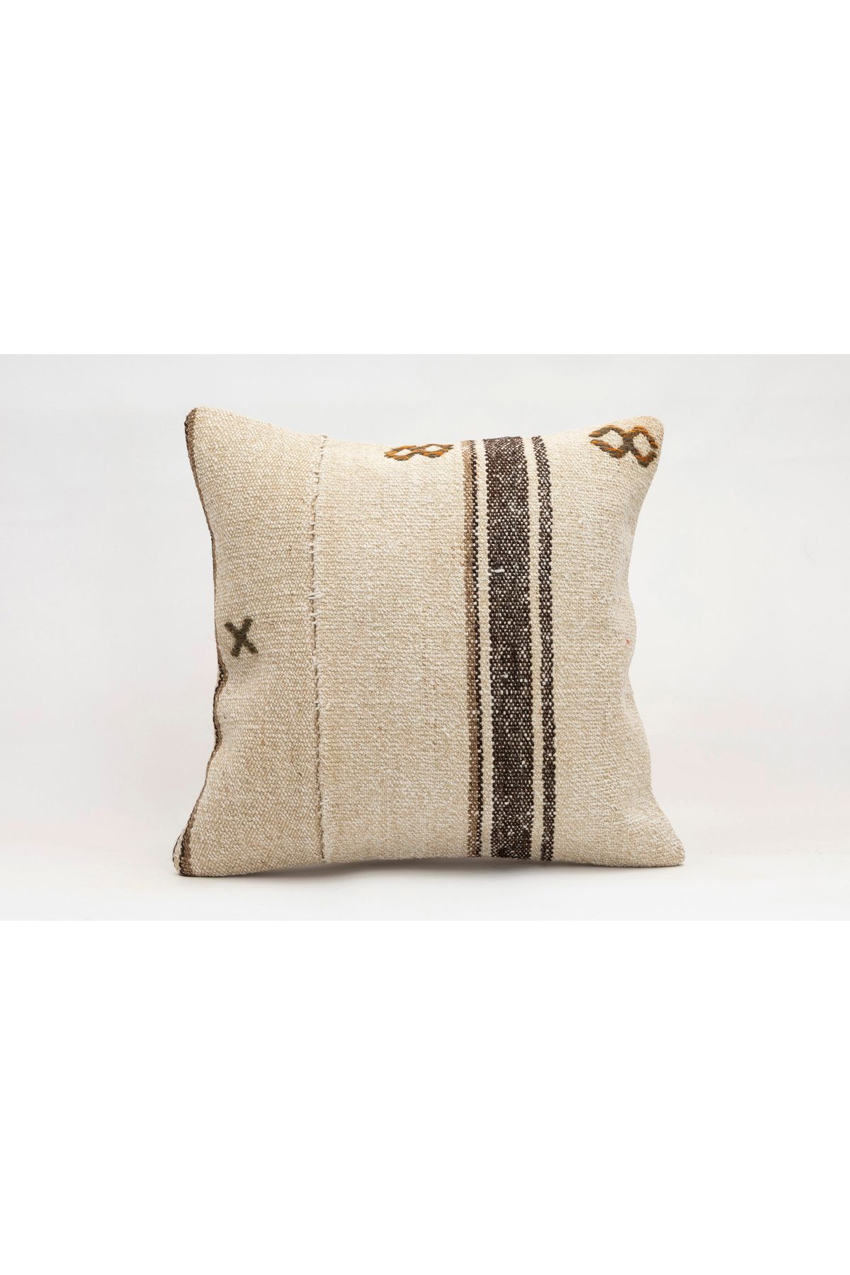 Kilim Whole Sale El Yapımı Kilim'den Yapılmış Vintage Kırlent Kılıfı, Yün, 40x40 Cm