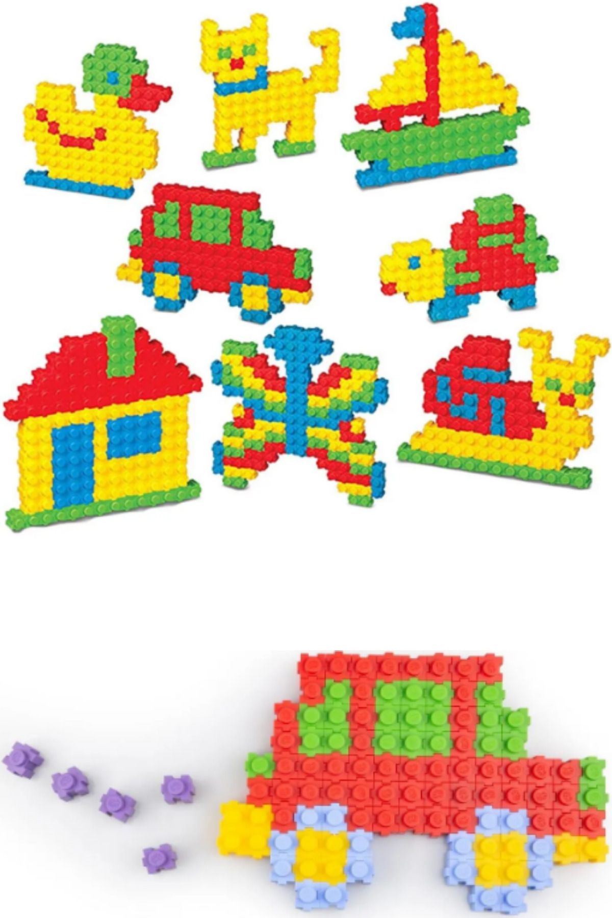 İntelliGames-Master Ticktock Blocks Educational and Snap Toy Educational Ticktock Blocks 120 Pieces 3
