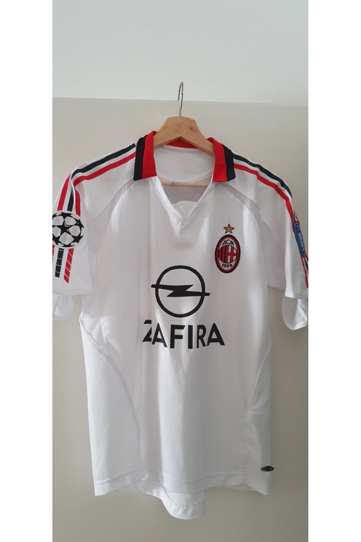 kombinezyum 2003-04 İsimsiz AC Milan Away Shirt OPEL İsimsiz Yetişkin Forması