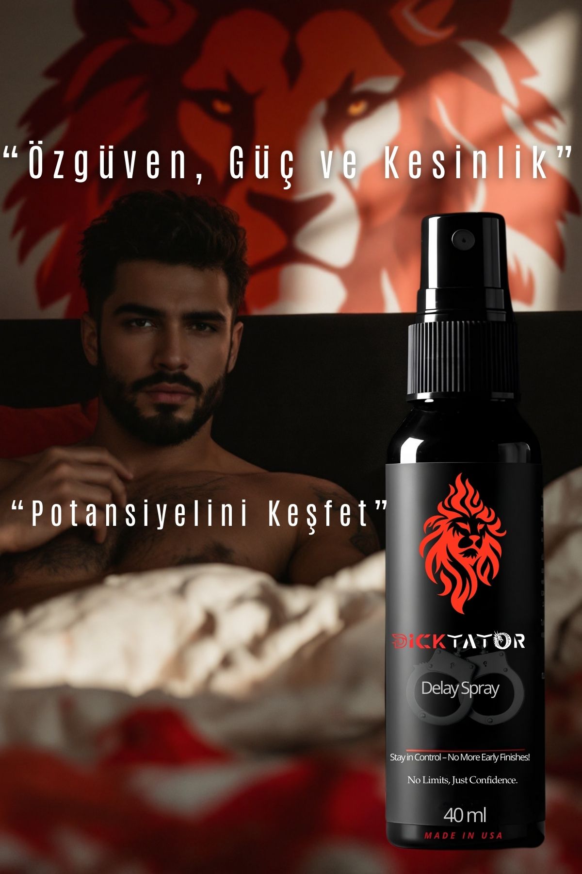dktator Erkek bakım spreyi 40ml Extra uzun süre -