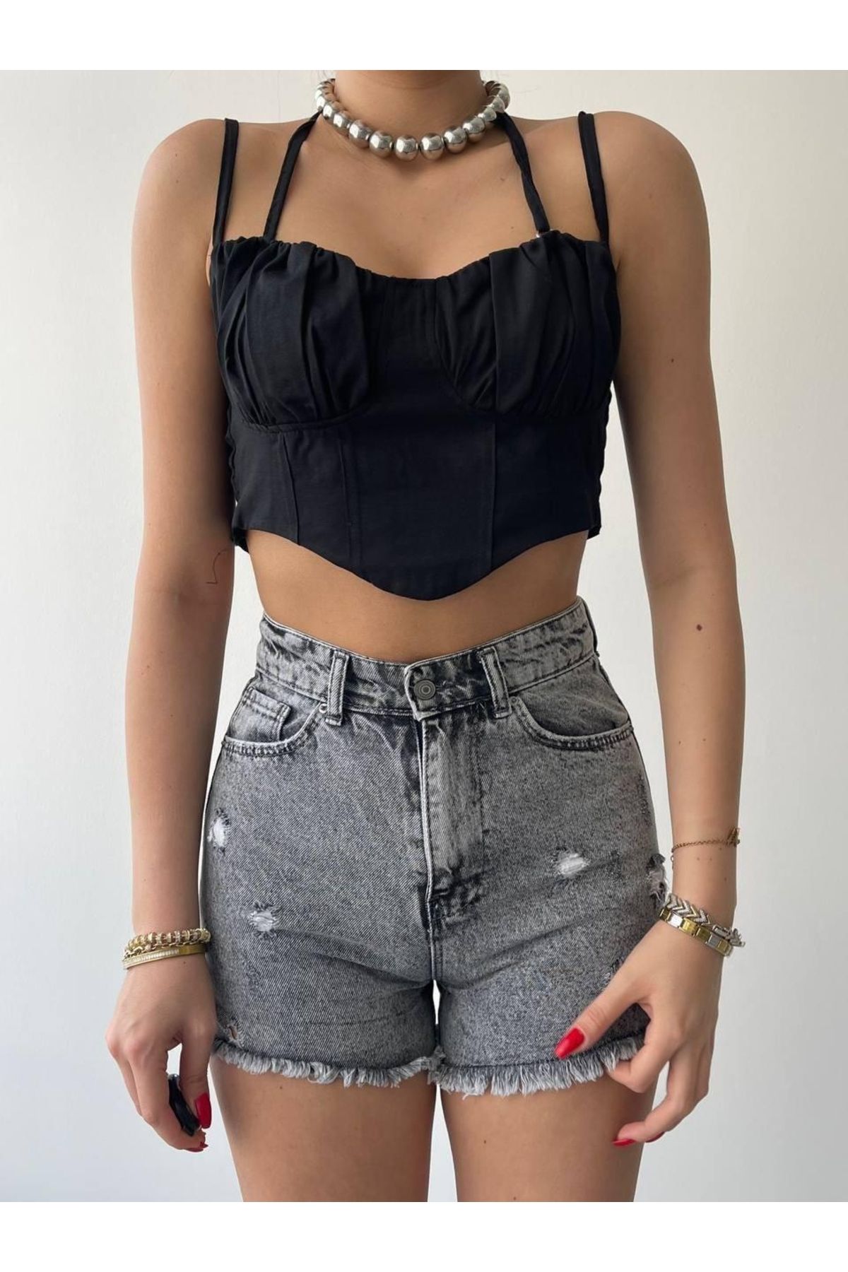 Eserden Elix Askılı Büstiyer Crop