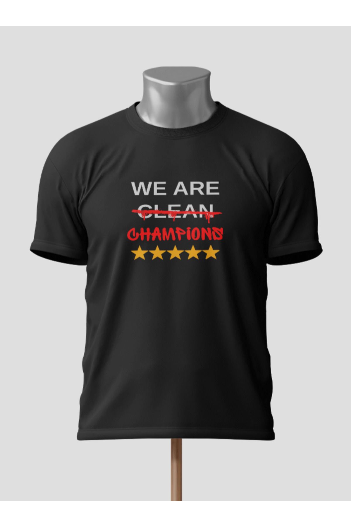 CrowsGate WE ARE CHAMPIONS Baskılı Tişört