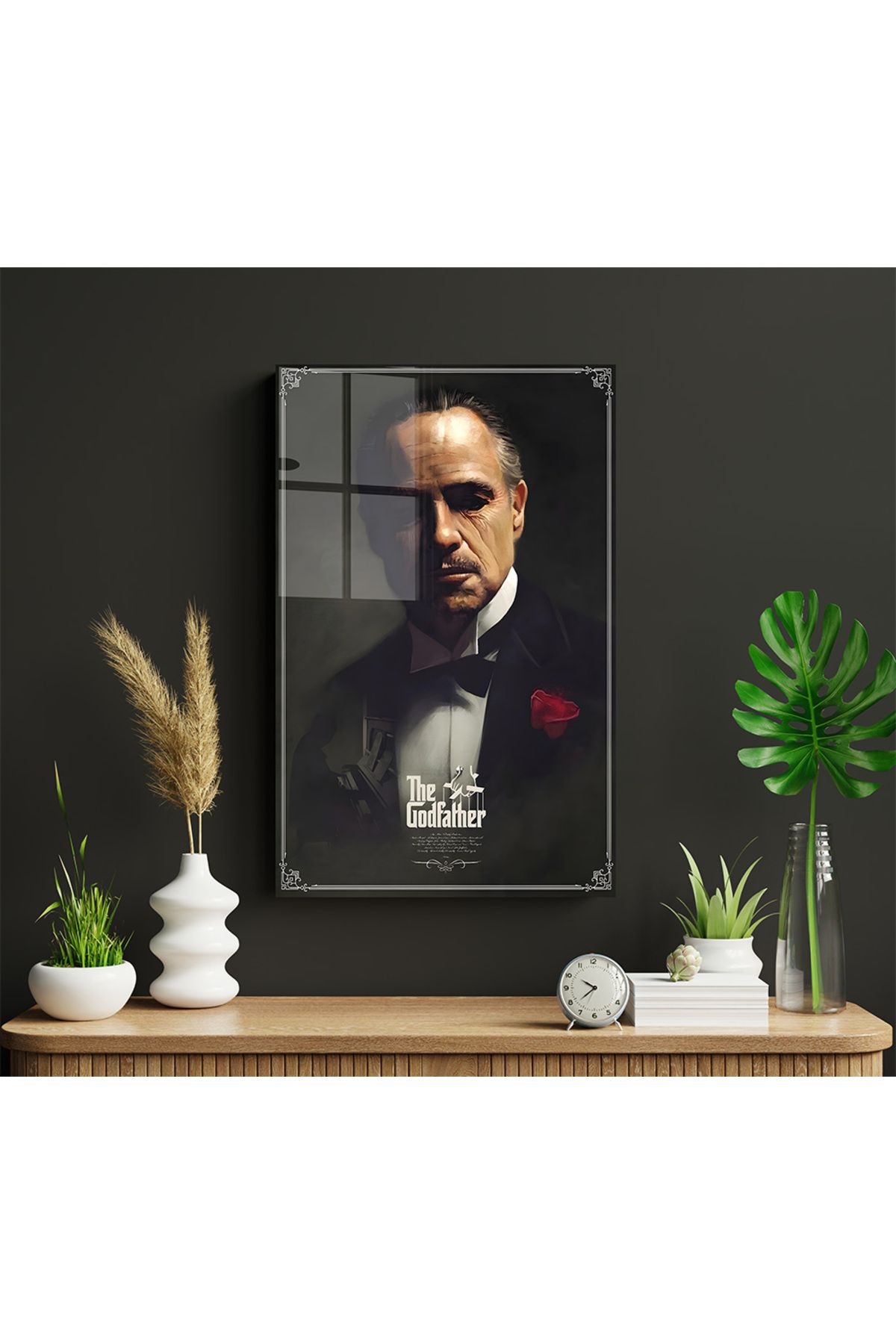 Ayabak Metal Poster The GodFather - Dekoratif - Hediyelik Çerçevesiz Tablo