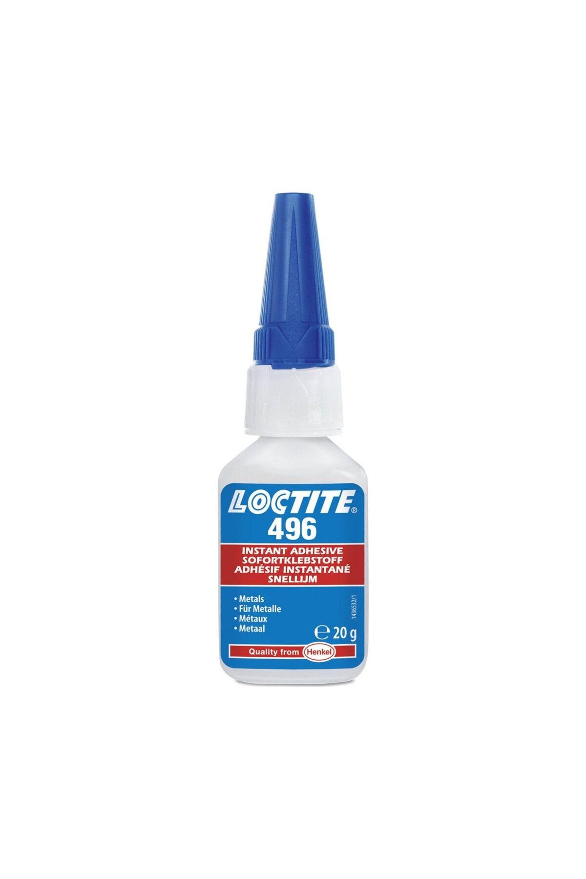 LOCTİTE Loctite 496 Metal Yüzeyler için Hızlı Yapıştırıcı 20 gr/ml